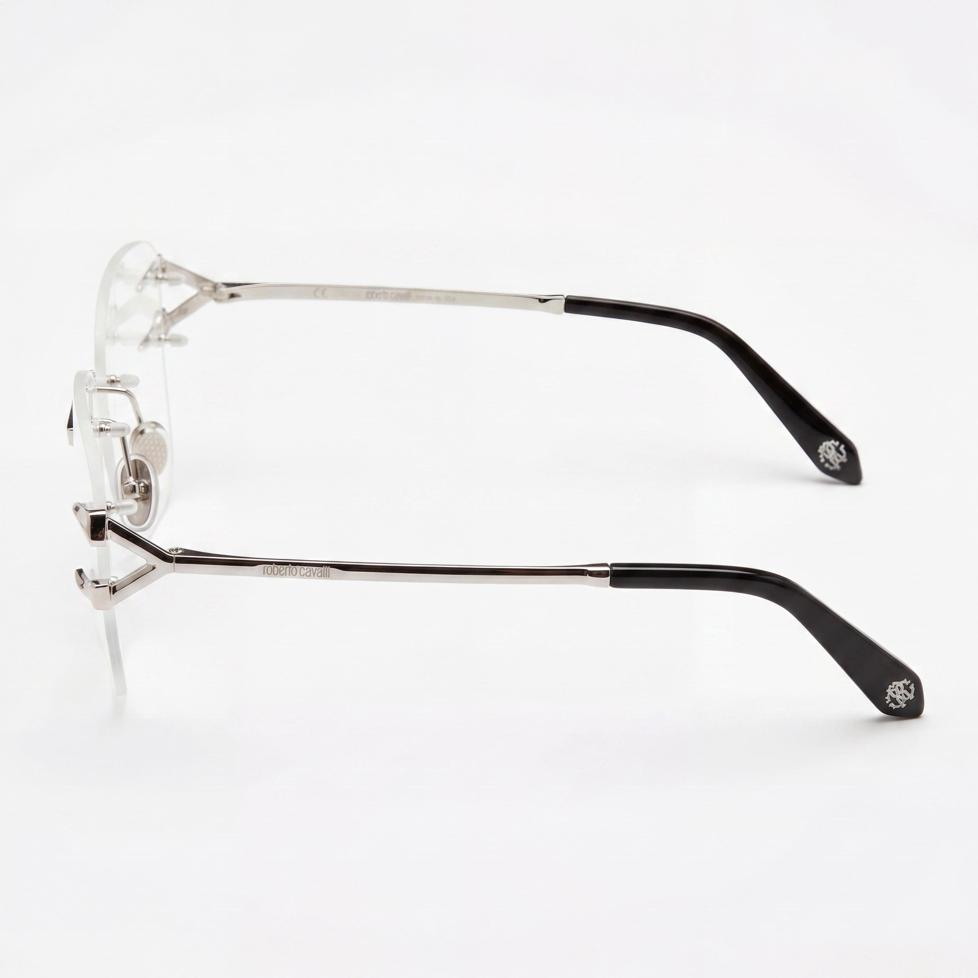 Just Cavalli VRC027M Unisex Sunglasses with Rose Gold Frame and Panna Pieno Lucido Polycarbonate Lens 58mm, Photo 3