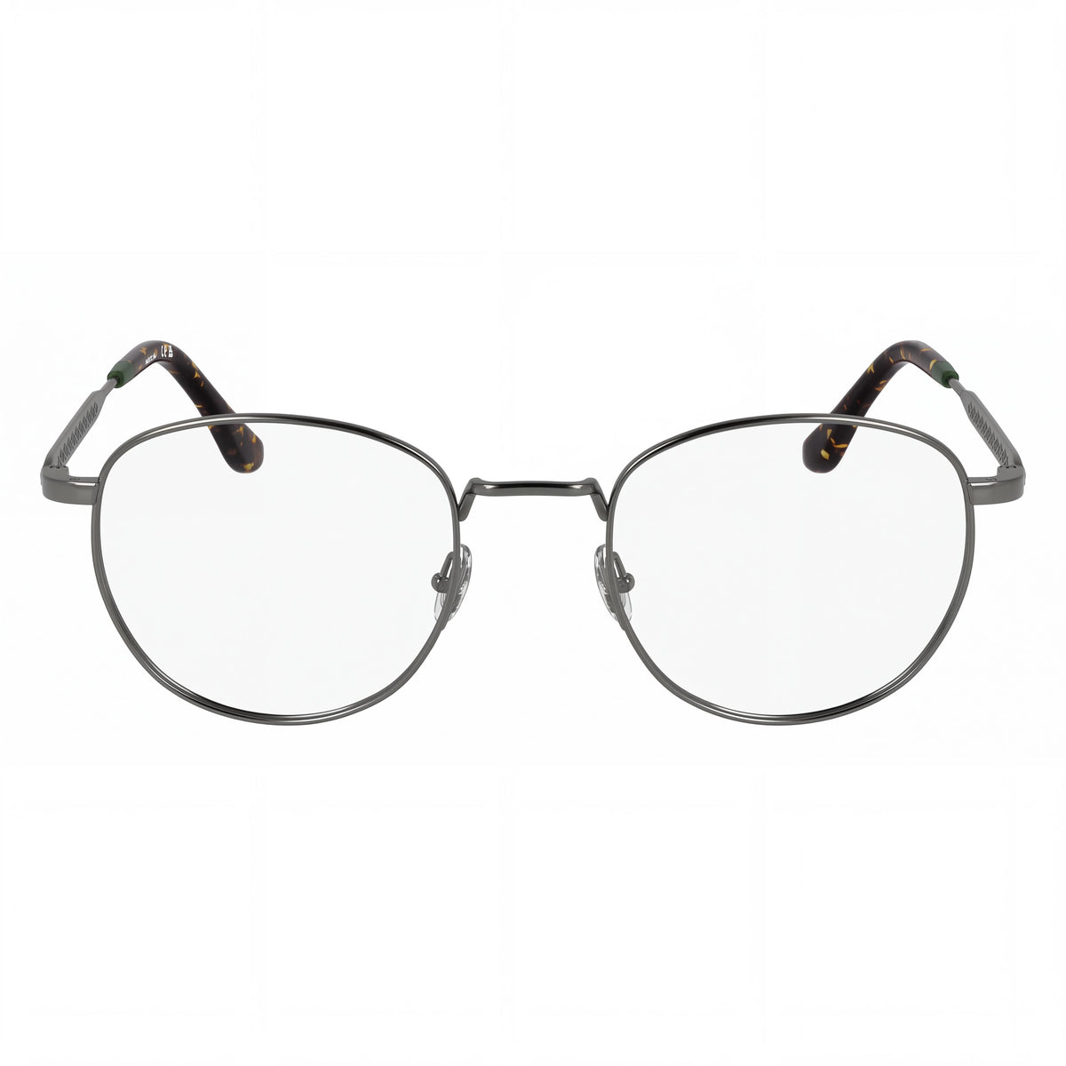 Gafas graduadas Lacoste para hombre con montura de acetato en color gris plomo oscuro y lentes transparentes de policarbonato, 52 mm, Photo 2
