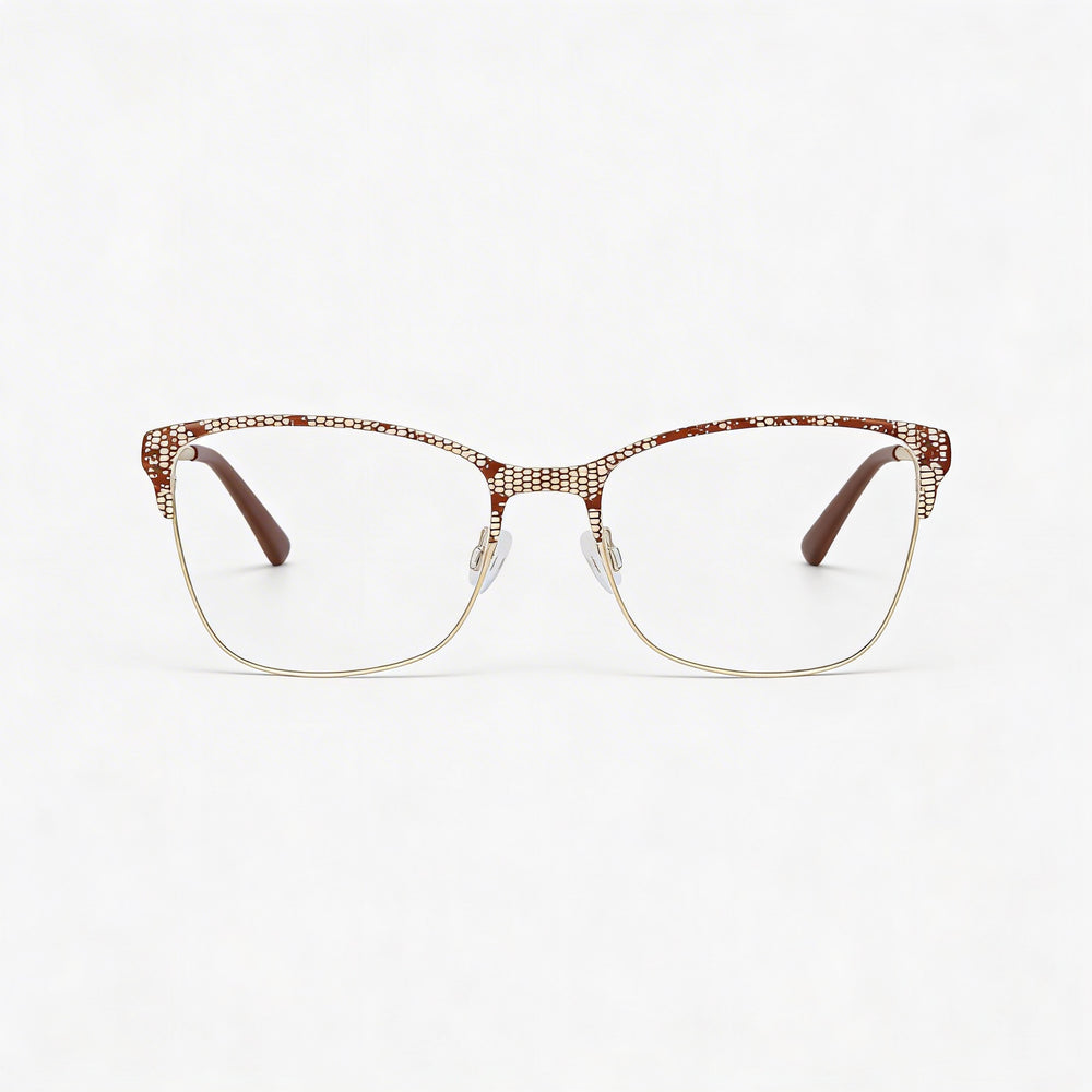 Gafas bebe Bb5221 para mujer con montura de acetato en color Topaz Lace, tamaño 52-16-135