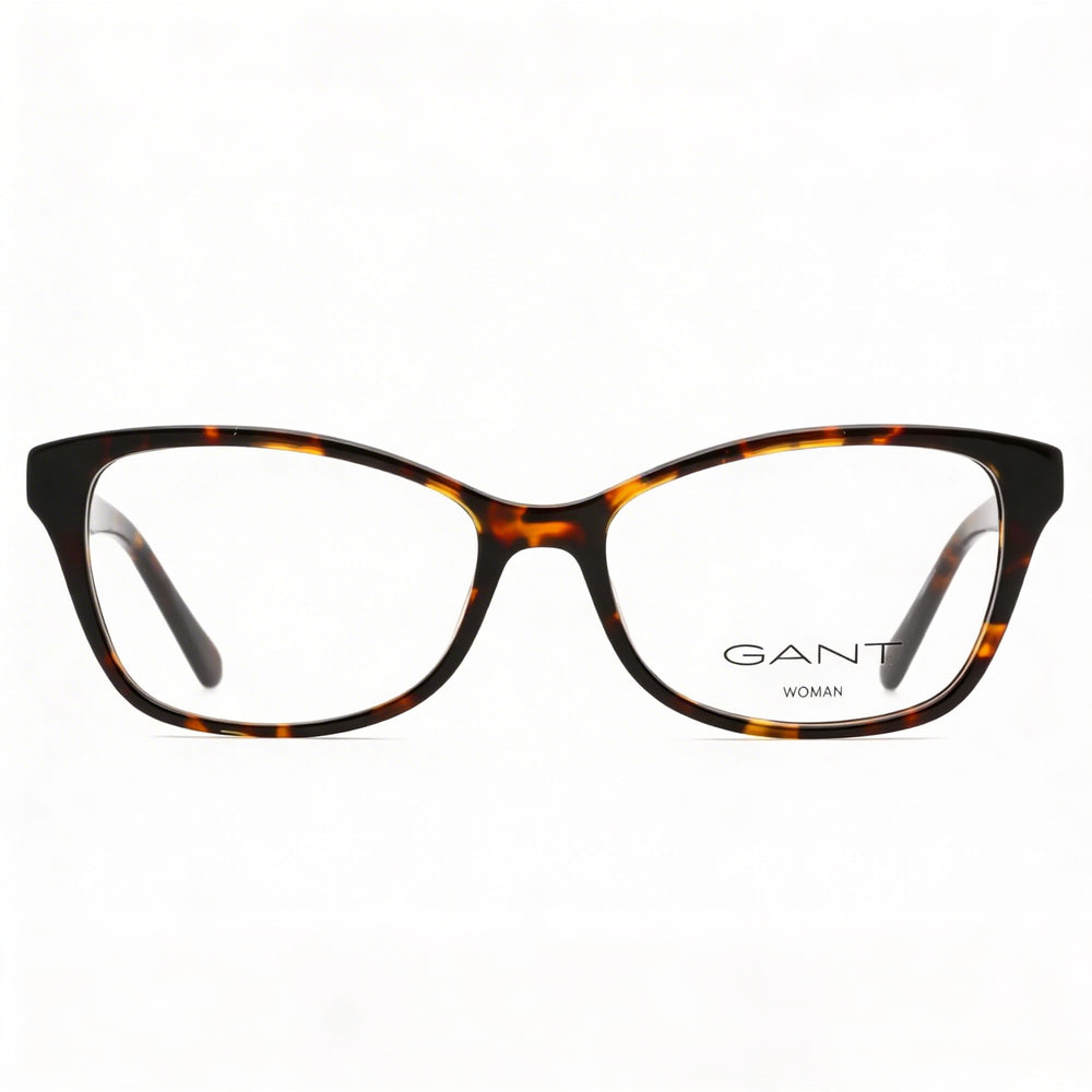 Gafas Gant Casual para mujer con montura de plástico y lentes de policarbonato de demostración en color Habana Oscuro 53-15-140