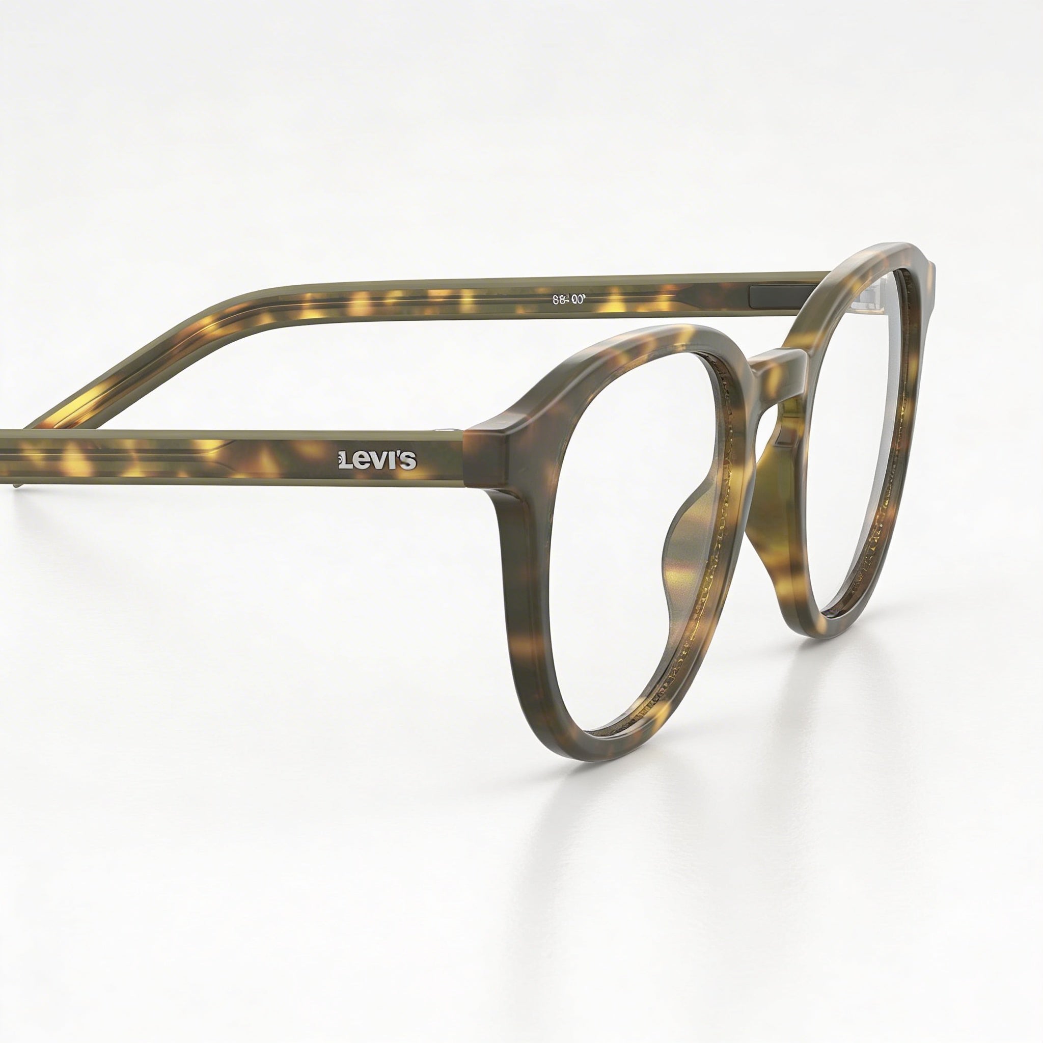 LEVIS Women's Non-polarised Eyeglasses with Plastic Frame Material and Demo Lenses, Lens Width 51mm, Photo 2