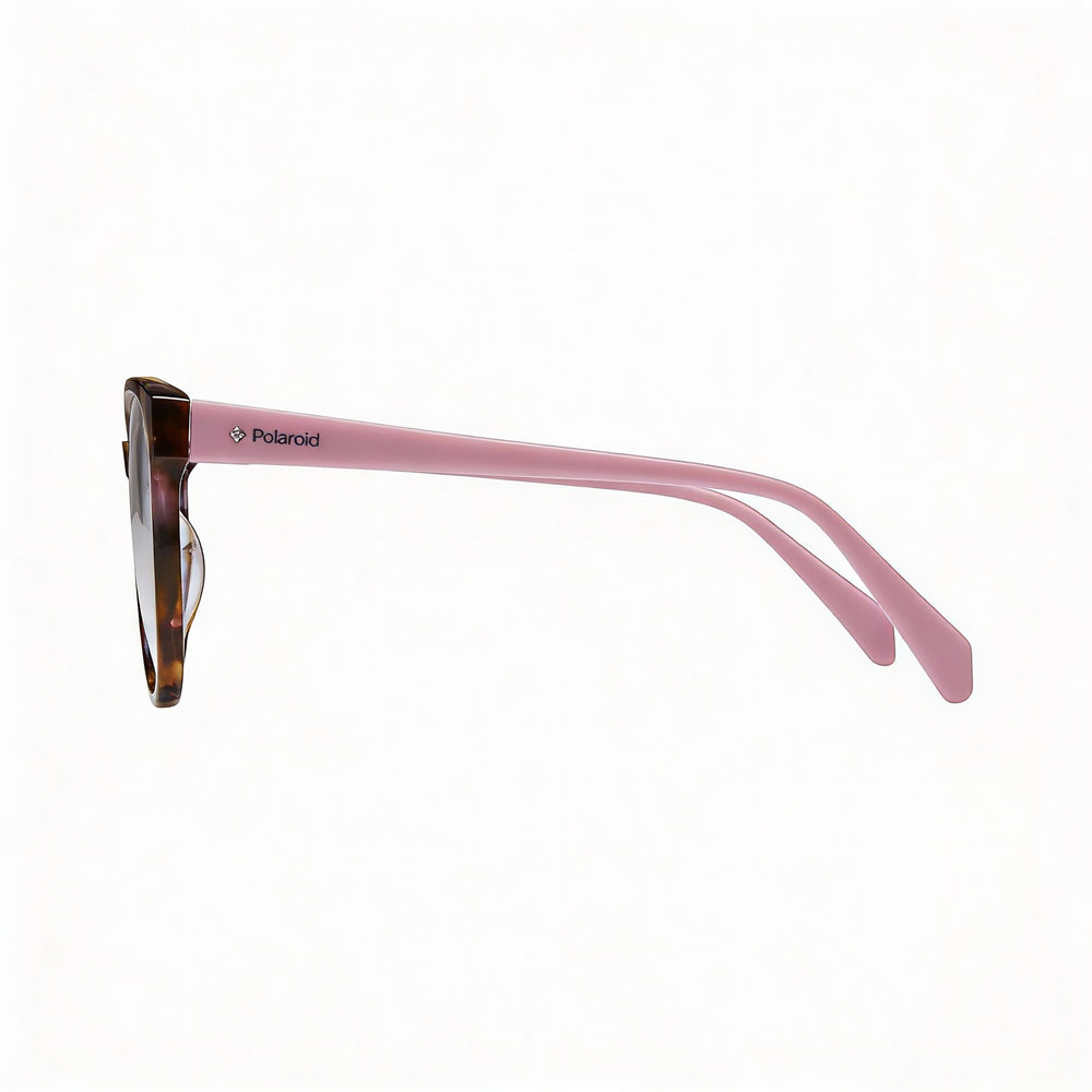 Gafas de acetato Polaroid Pld D371 para mujer, color rosa habana, 53 mm