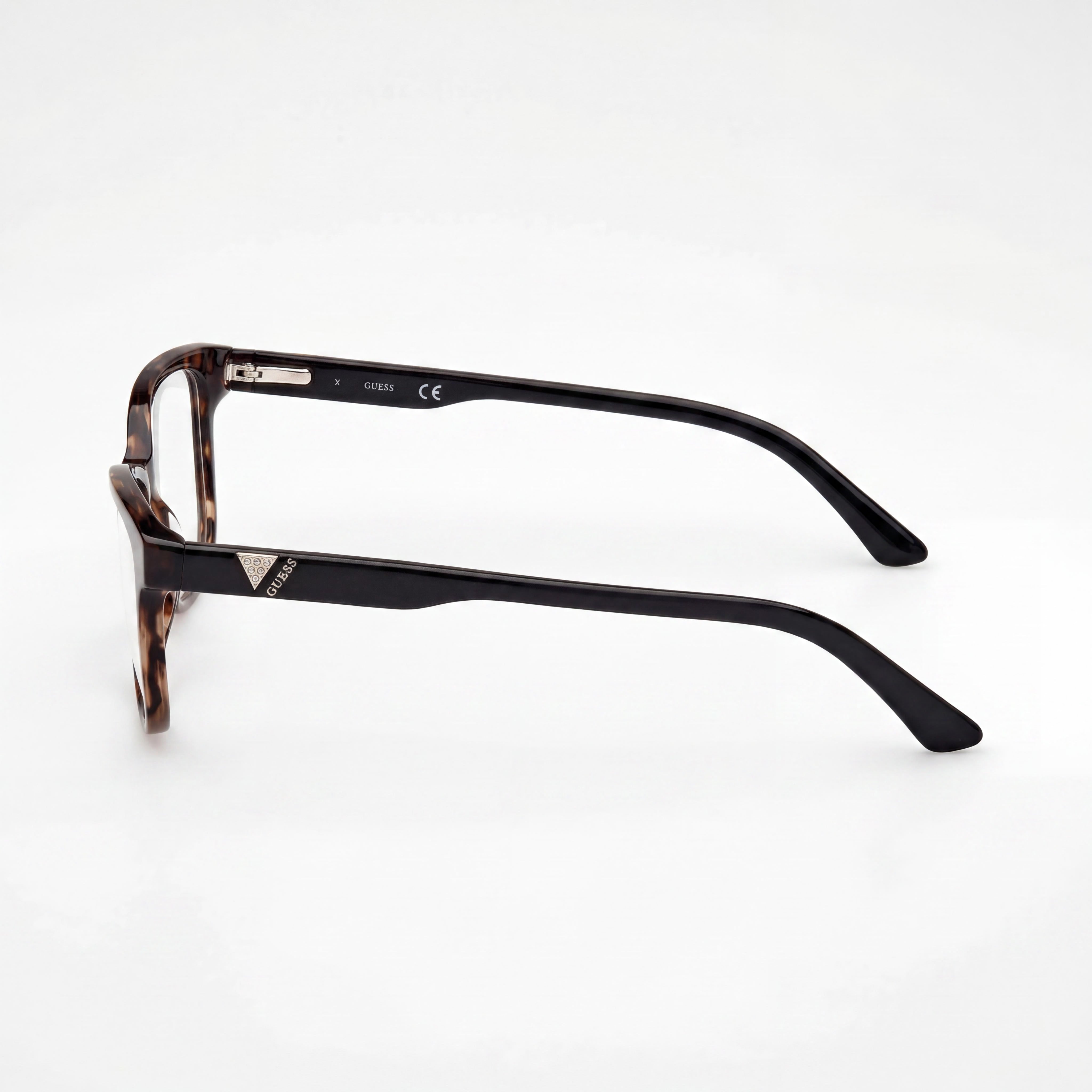 Gafas GUESS Gu2943 de mujer de plástico en color Habana Oscuro y Negro Mate con lentes de demostración, Ancho de la lente 52mm, Photo 2