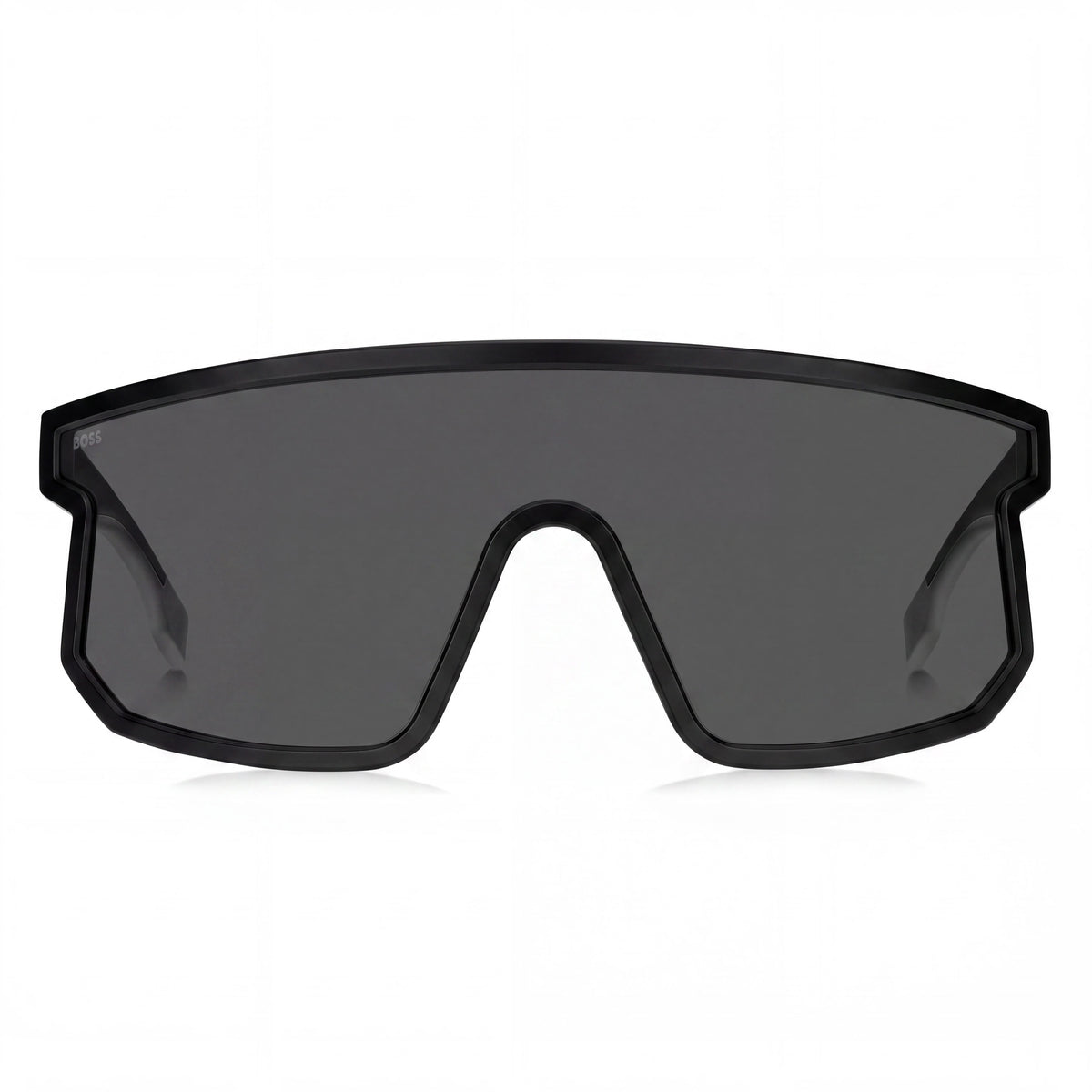 HUGO BOSS 1499/S Gafas de sol clásicas de ECO POLIAMIDA para hombre, color negro mate con lentes gris oscuro 99-01-125, Photo 2