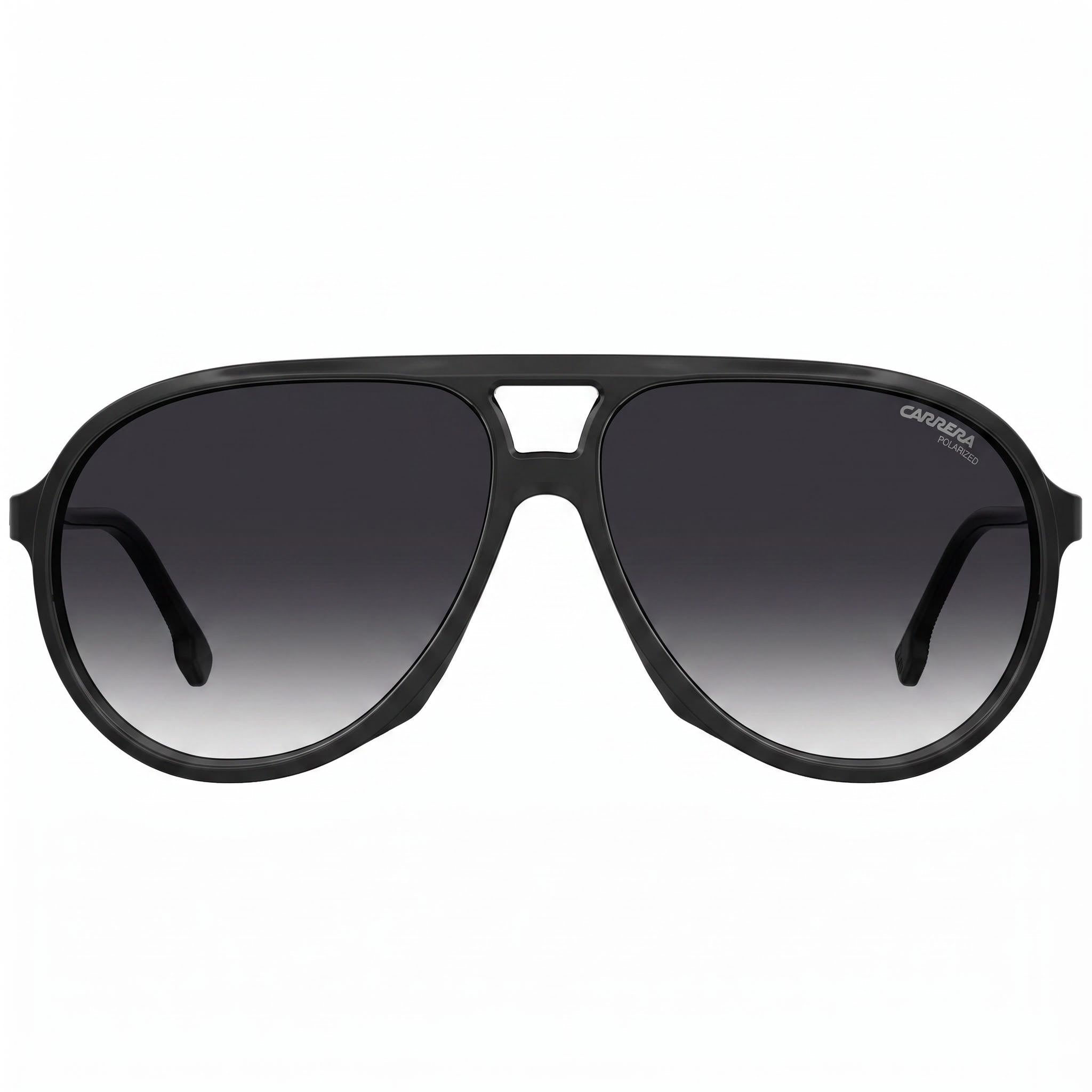 Gafas de sol de aviador Carrera 1033/S para hombre con montura de poliamida negra, lentes sombreadas gris oscuro, 61 mm, protección UV, Photo 2