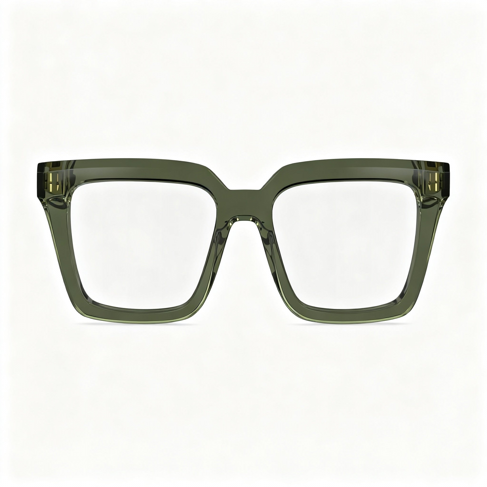 Salvatore Ferragamo SF2985 Men’s Transparent Khaki Acetate Frame Non-Polarised Eyeglasses 52mm, Photo 3
