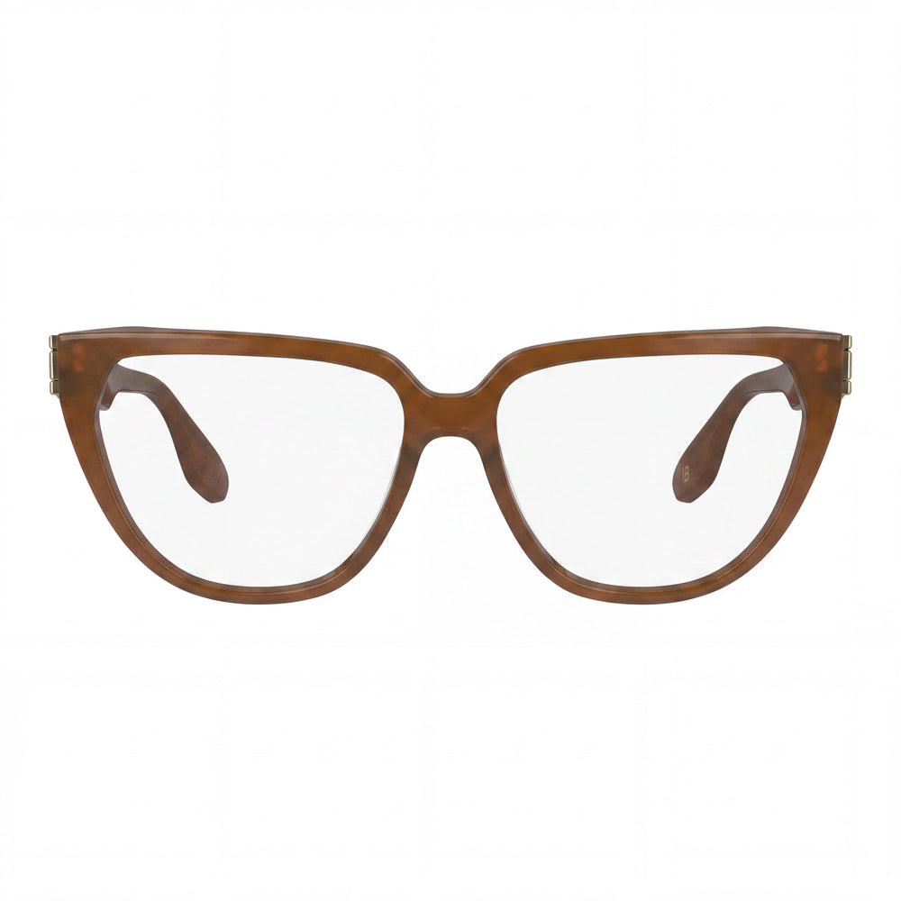 Victoria Beckham Modern Women's Caramel Acetate Frame Eyeglasses with Non-Polarized 54mm Lenses