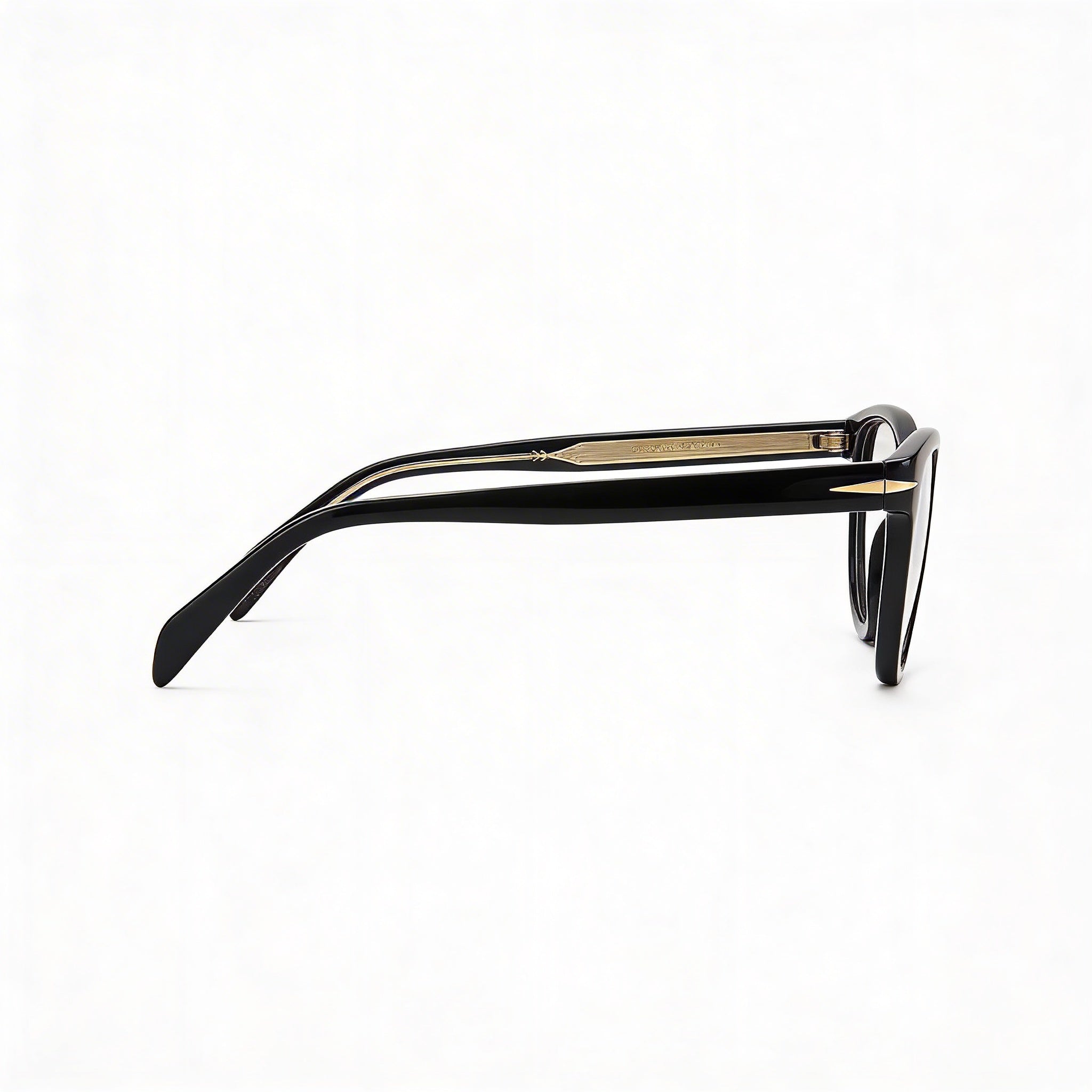 David Beckham DB 7097 Unisex Eyewear with Black Plastic Frame and Polycarbonate Lenses, 50mm Lens Width, Photo 2