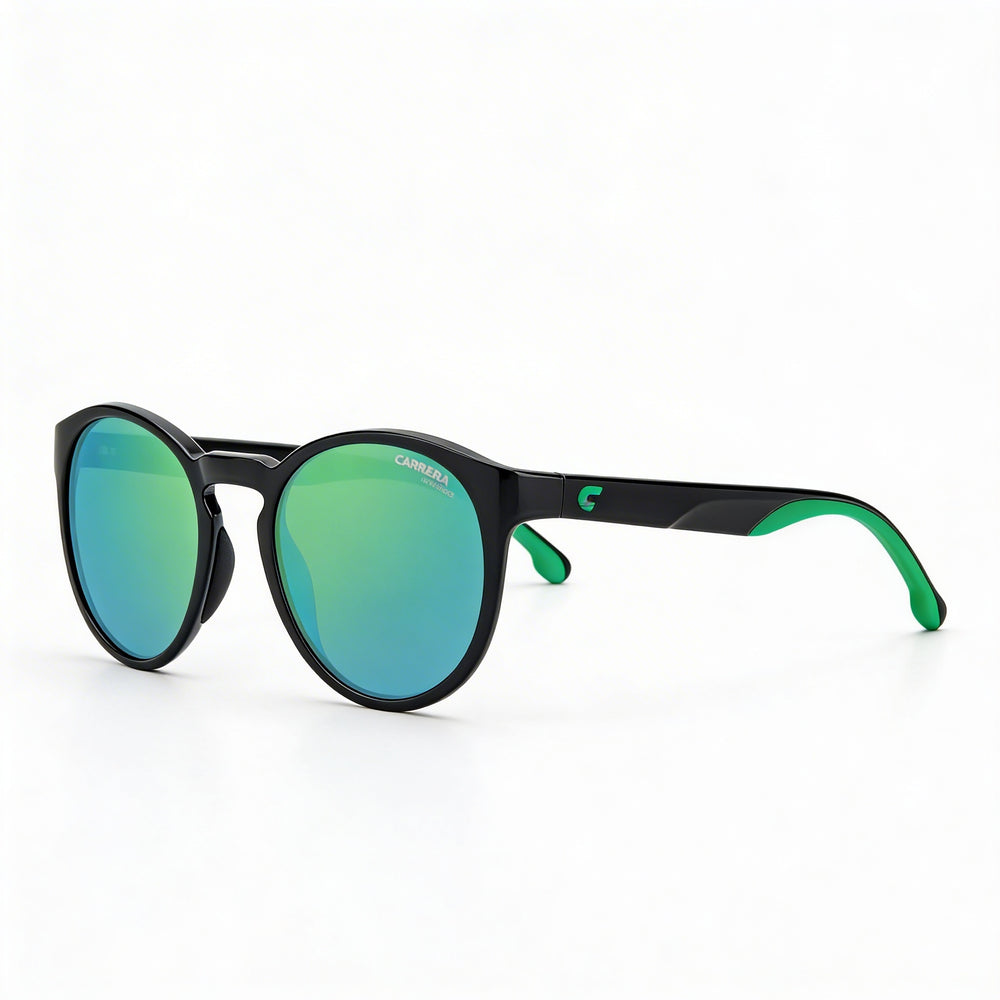Carrera 8056/S Unisex Black Green Injection Propionate Non-Polarized 100% UV Protection Sunglasses 51mm Lens