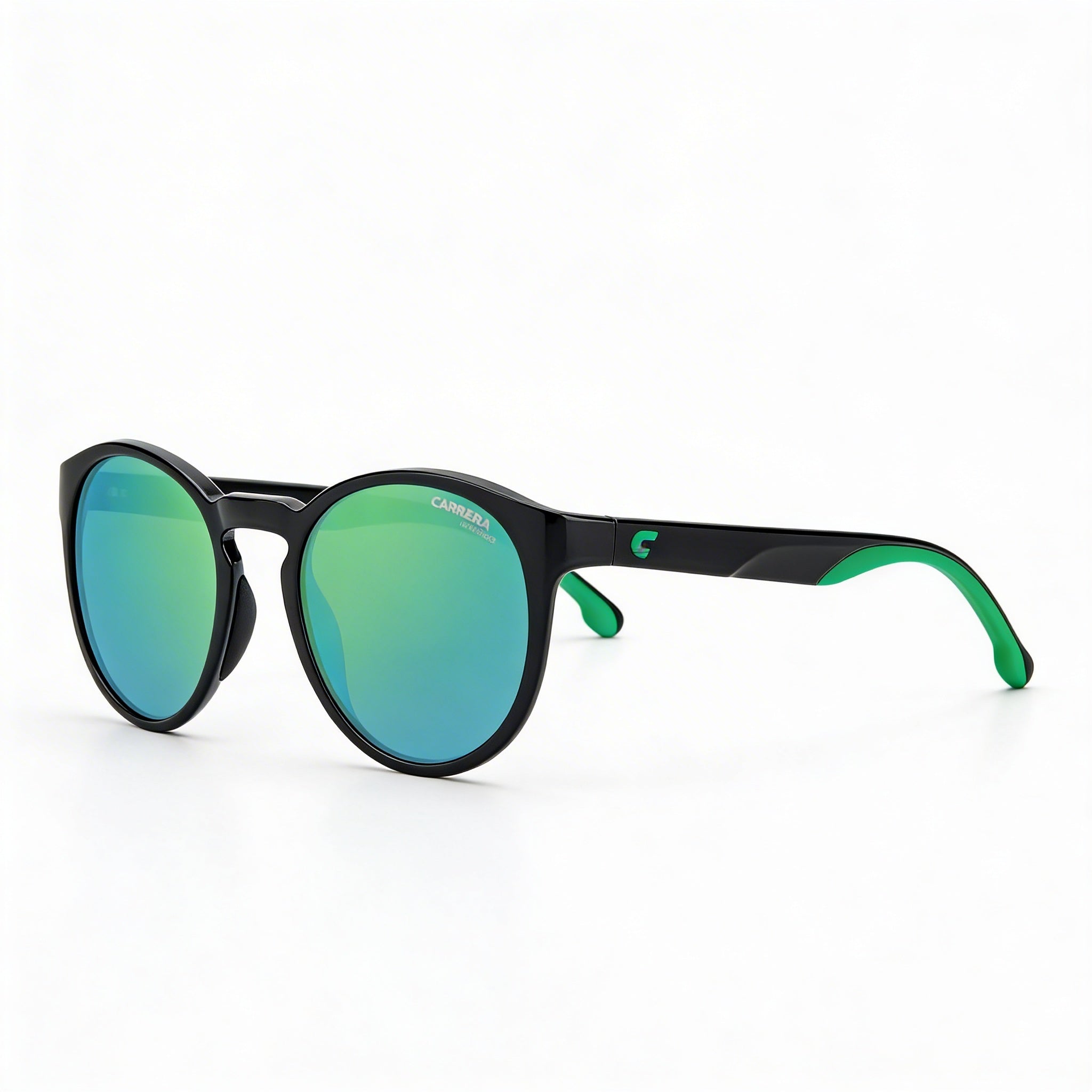 Gafas de sol unisex Carrera 8056/S, color negro y verde, con inyección de propionato, no polarizadas, 100 % protección UV, lente de 51 mm, Photo 3