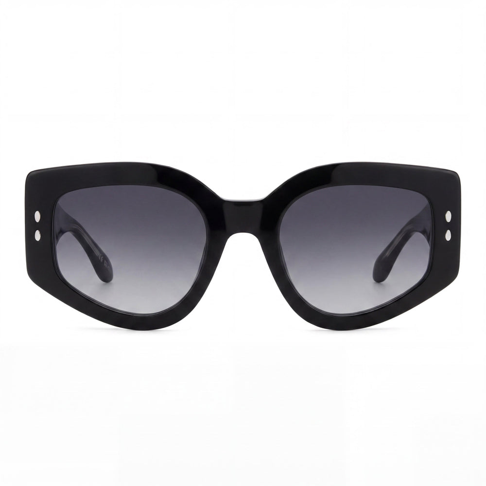 Gafas de sol Isabel Marant de acetato a la moda para mujer, montura gris de acetato, lentes de policarbonato, no polarizadas, 54 mm