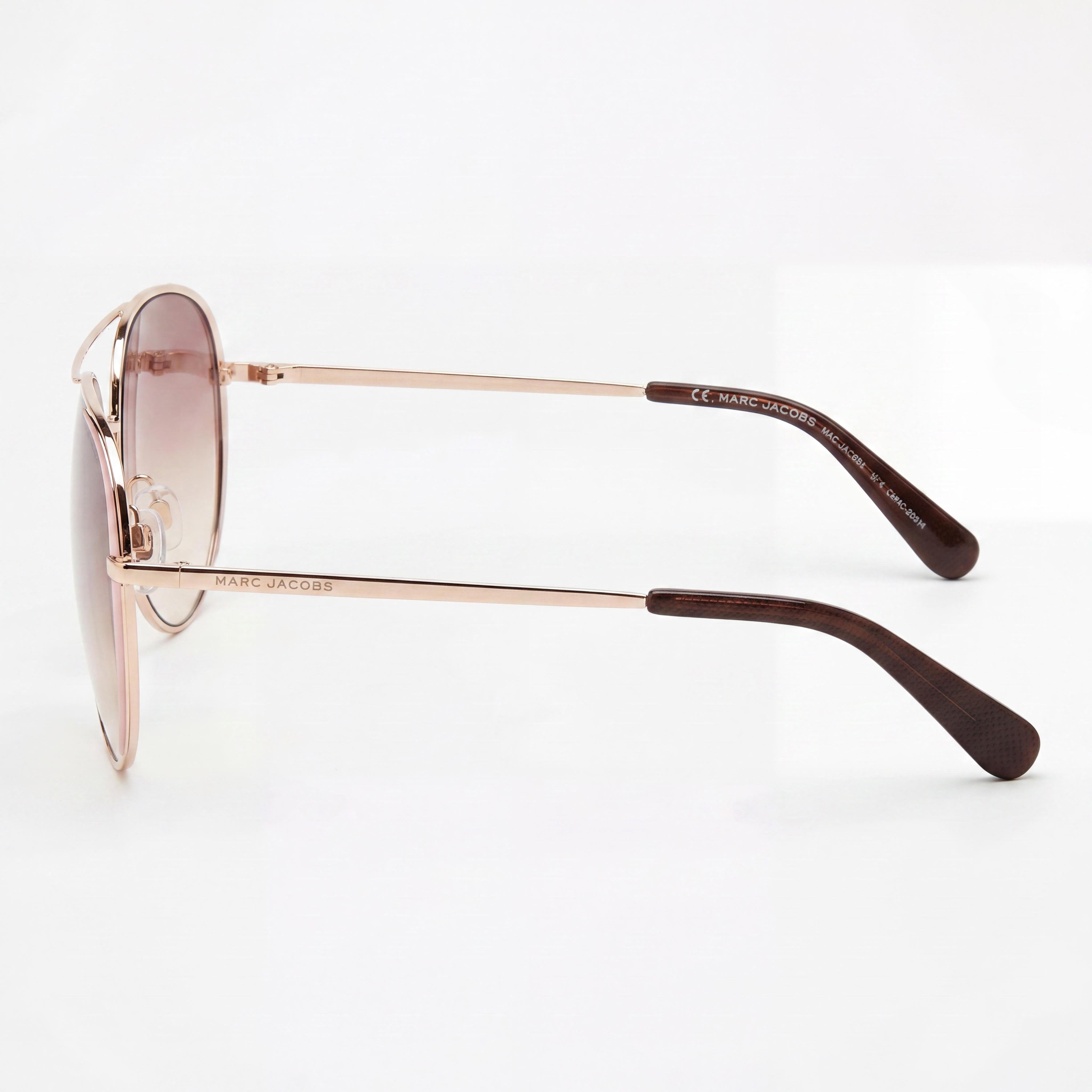 Gafas de sol Marc Jacobs MARC 686/S de acetato para mujer, oro/burgundy, no polarizadas, protección UV 400, 59 mm, Photo 3
