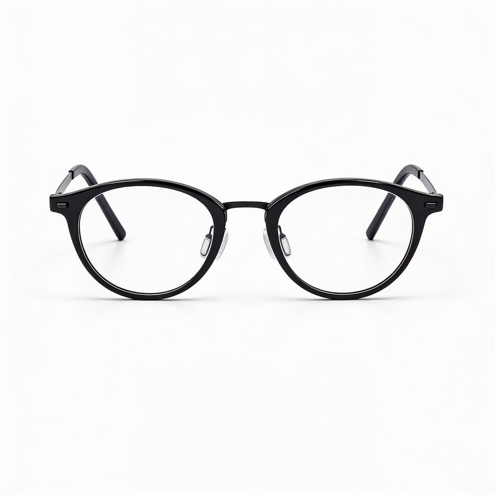 Flexon B2036 Men's Shiny Black Metal Frame Sunglasses with 49mm Lens, 21mm Bridge, 145mm Temple