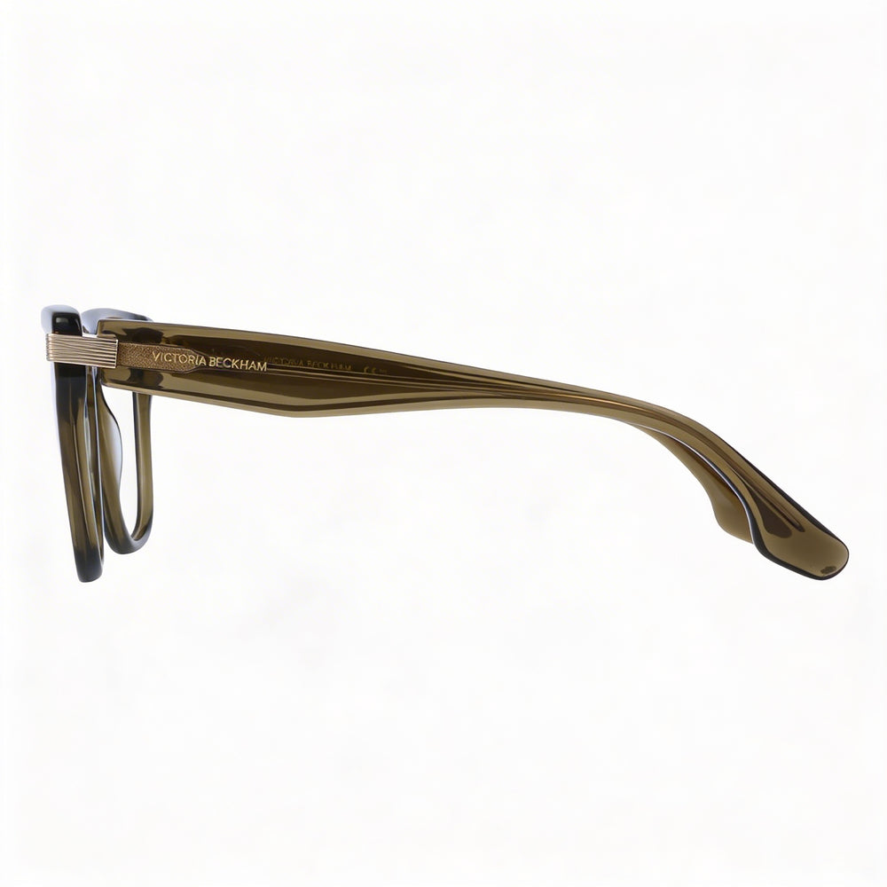 Victoria Beckham Vb2676 Khaki Clear Demo Lens Prescription Ready Optical Frames for Women 53mm