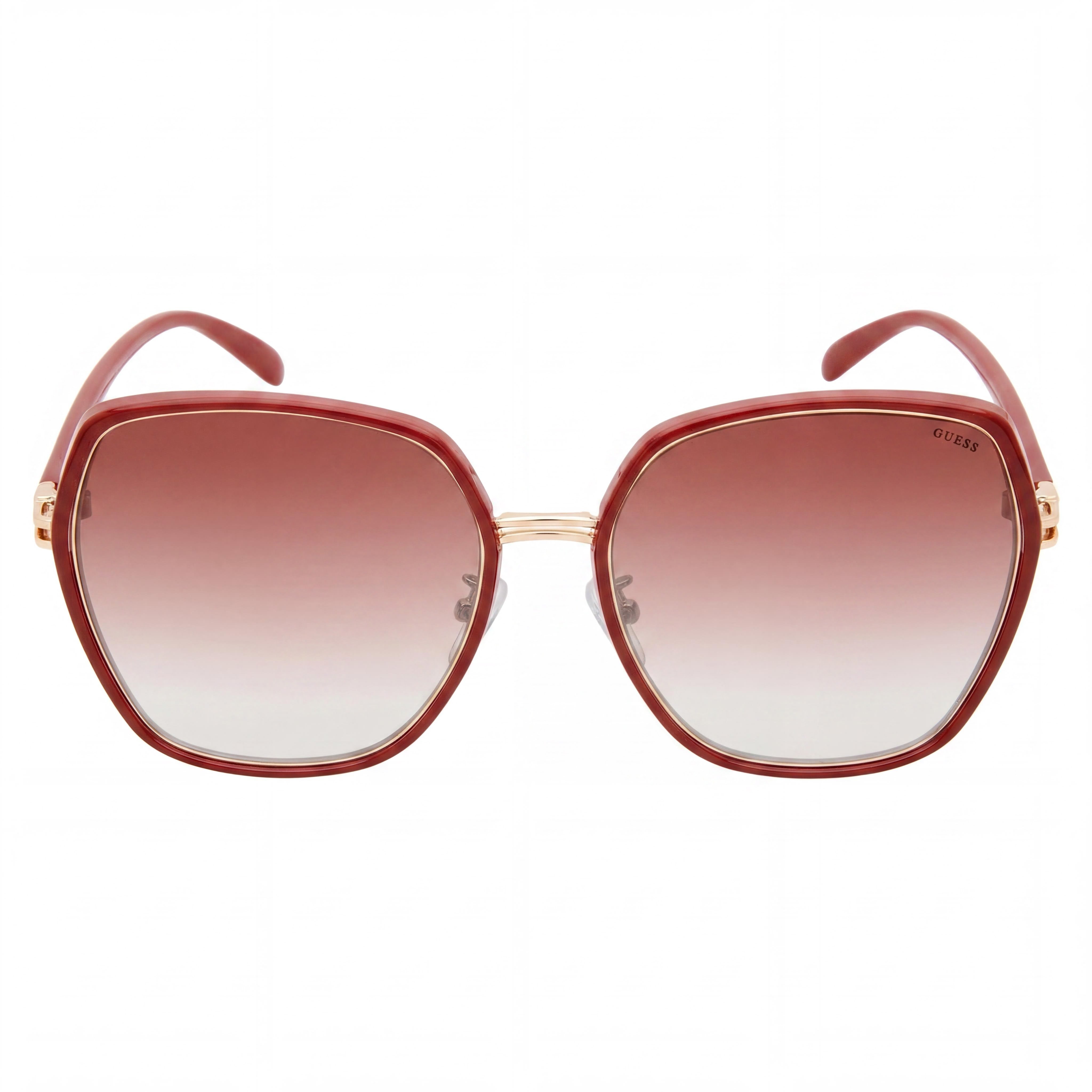 Guess Women's Multicoloured Plastic Brown Lens 100% UV Protection Sunglasses 59mm, Photo 2