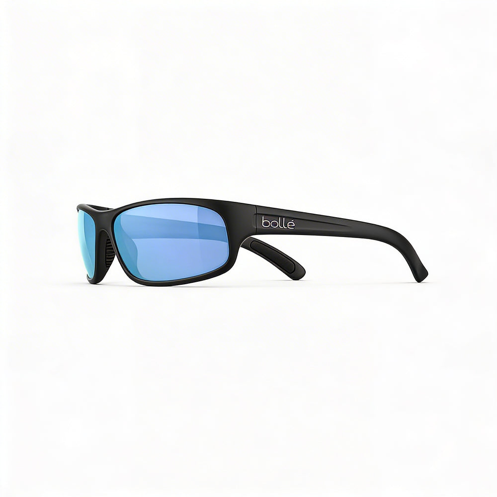 bollé Anaconda Unisex Multicoloured Nylon Frame Polarized Sky Blue Lenses with UV Protection 65mm
