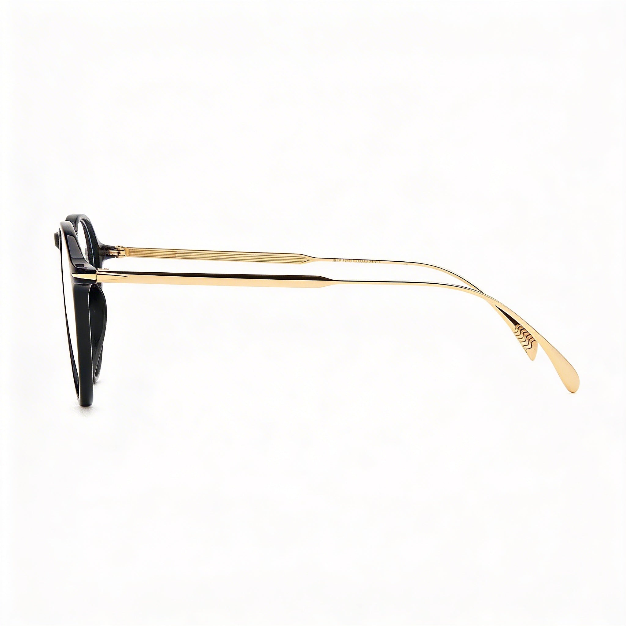 David Beckham DB 1105 Unisex Acetate Non-Polarized Black Gold Blue Filter Eyewear Frame 49mm, Photo 2