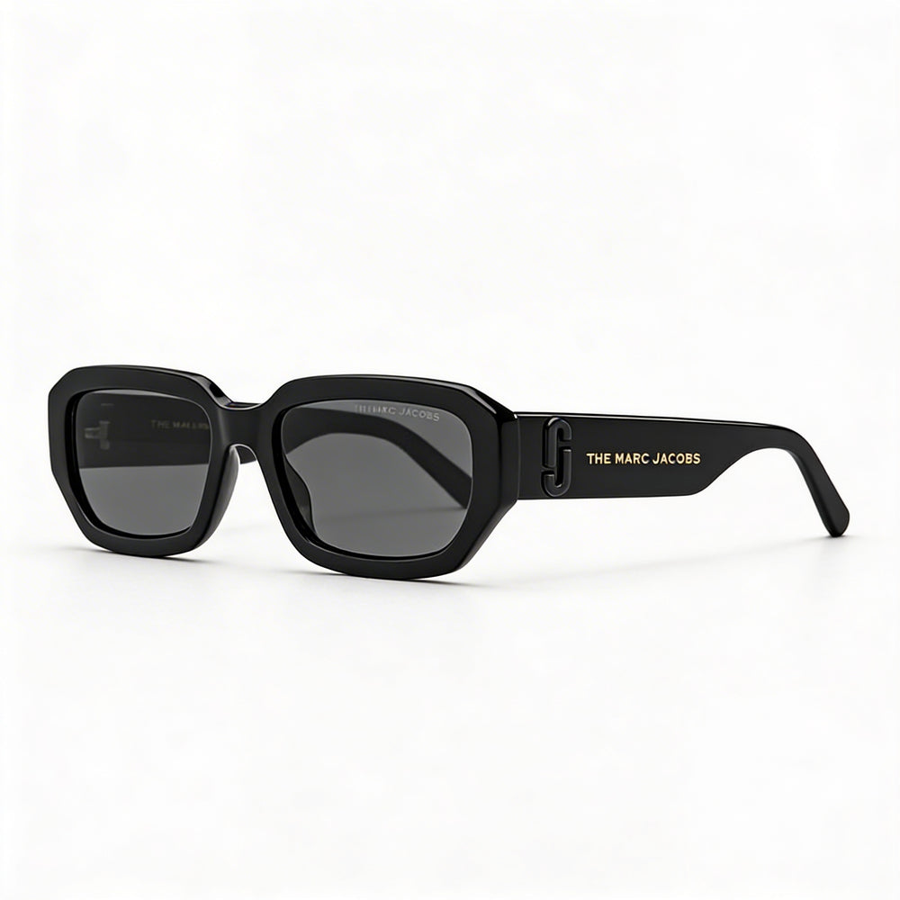 Marc Jacobs Modern Women's Grey Acetate Frame with Grey Polycarbonate Lenses UV Protection Sunglasses 52mm