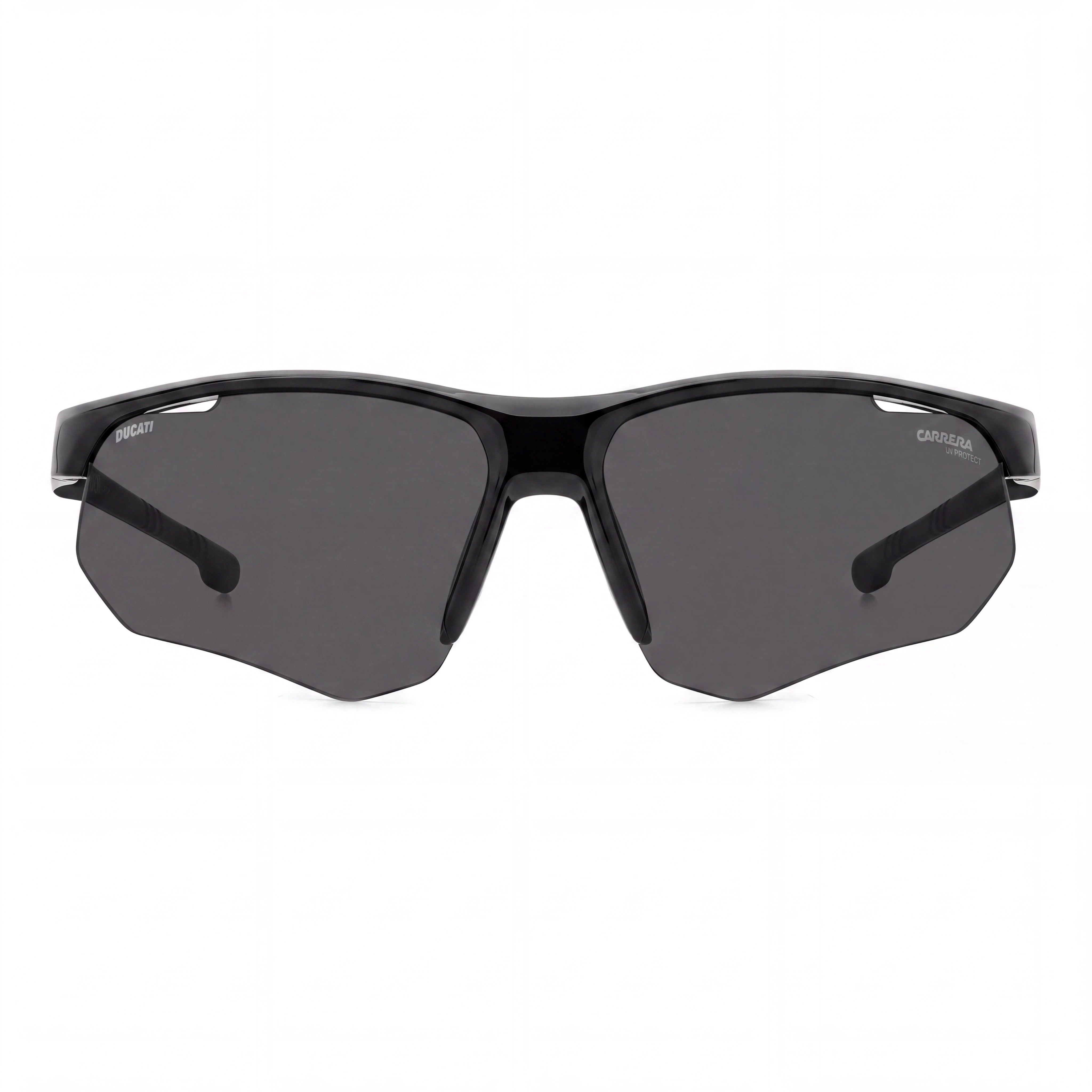 Carrera CARDUC 044/S Casual Black Plastic Frame Sunglasses with Plastic Lenses, 100% UV Protection, Unisex, 69-10-130mm, Photo 2