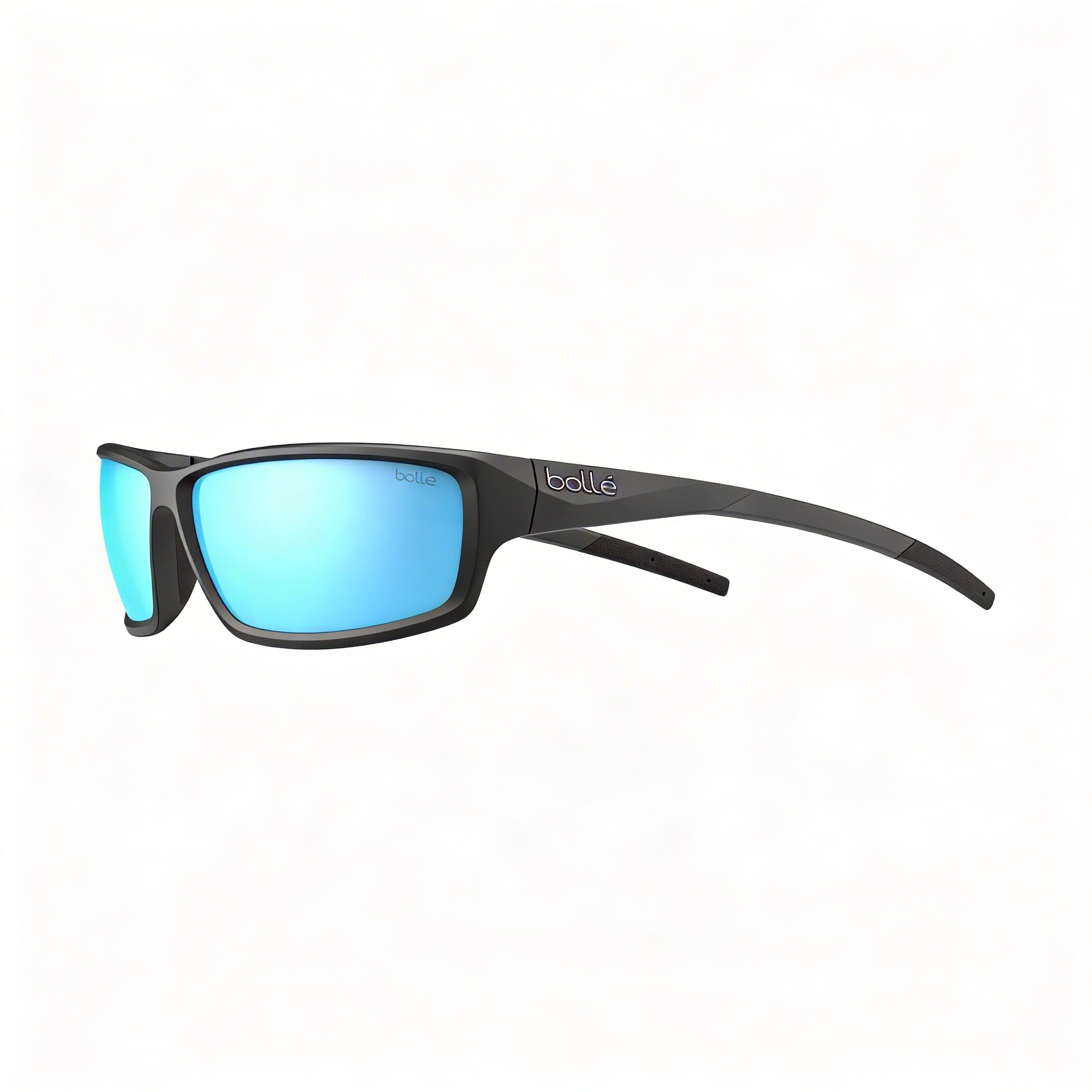 bollé Cerber Unisex Black Matte Thermoplastic Polyurethane Frame, Sky Blue Polarized UV Protected Lenses, 68mm, Photo 3
