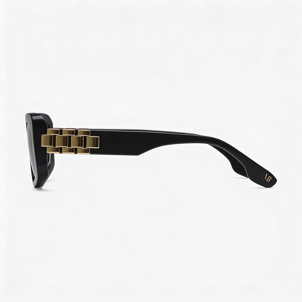 Gafas de sol Victoria Beckham Modern VB669S para mujer, montura de acetato negra, lentes de policarbonato, 55 milímetros