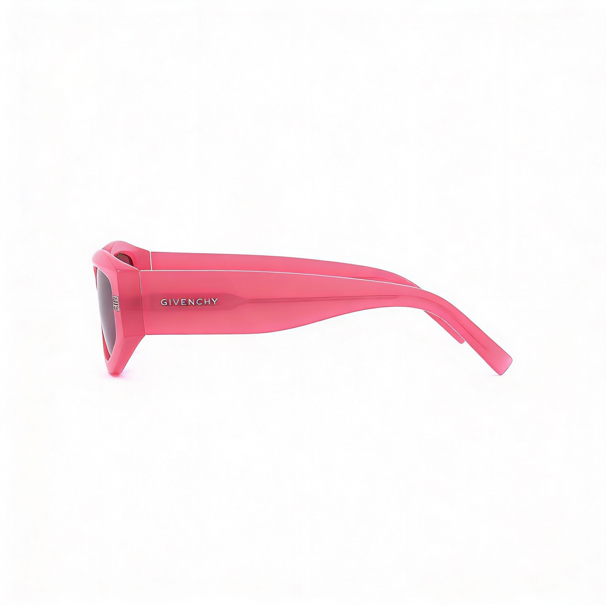Gafas de sol Givenchy Casual Cat Eye de acetato para mujer, montura fucsia, lentes ahumadas no polarizadas con protección UV 400, 54 mm, Photo 3
