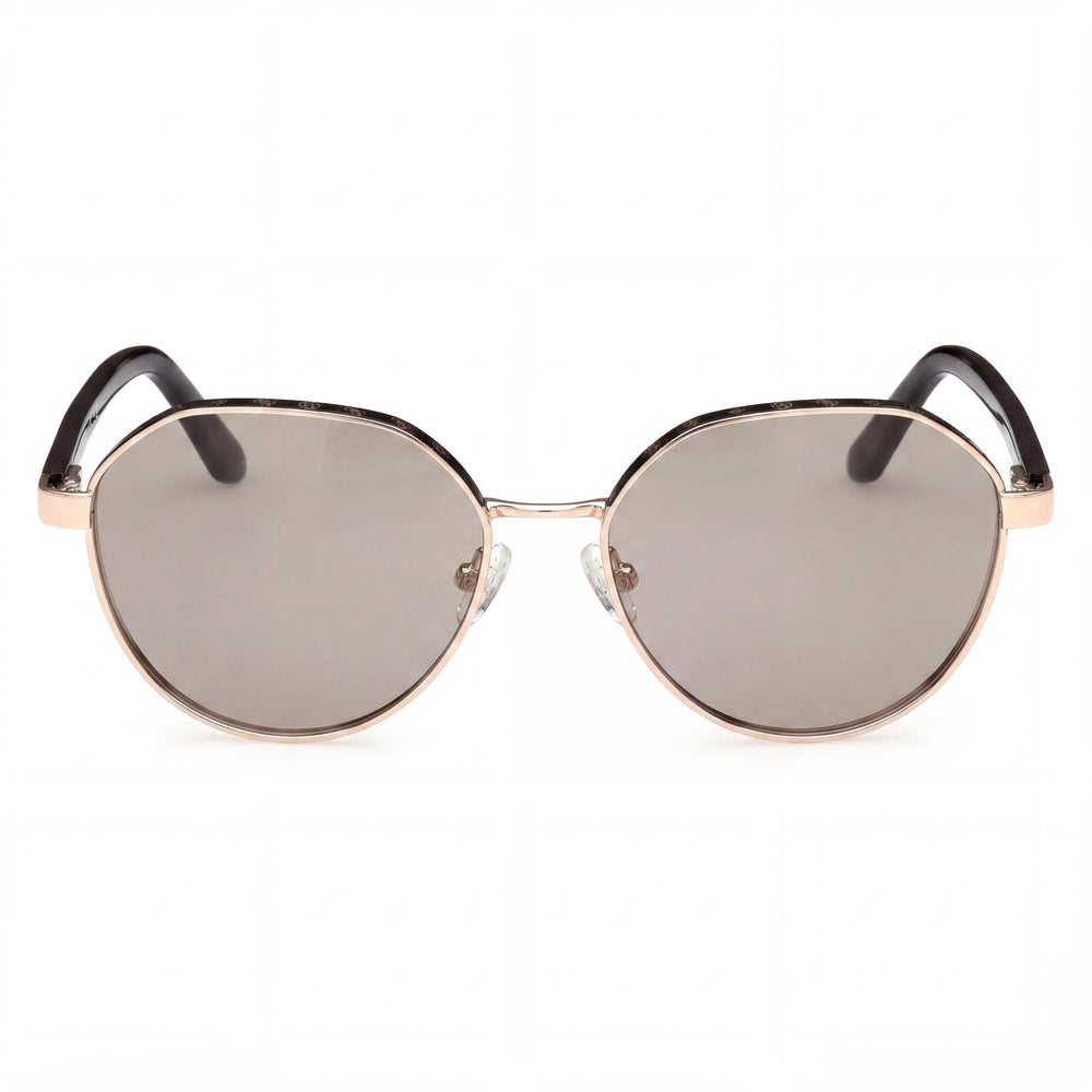 Guess GU50124 Shiny Deep Gold / Shiny Black Eyeglasses for Women, 51mm