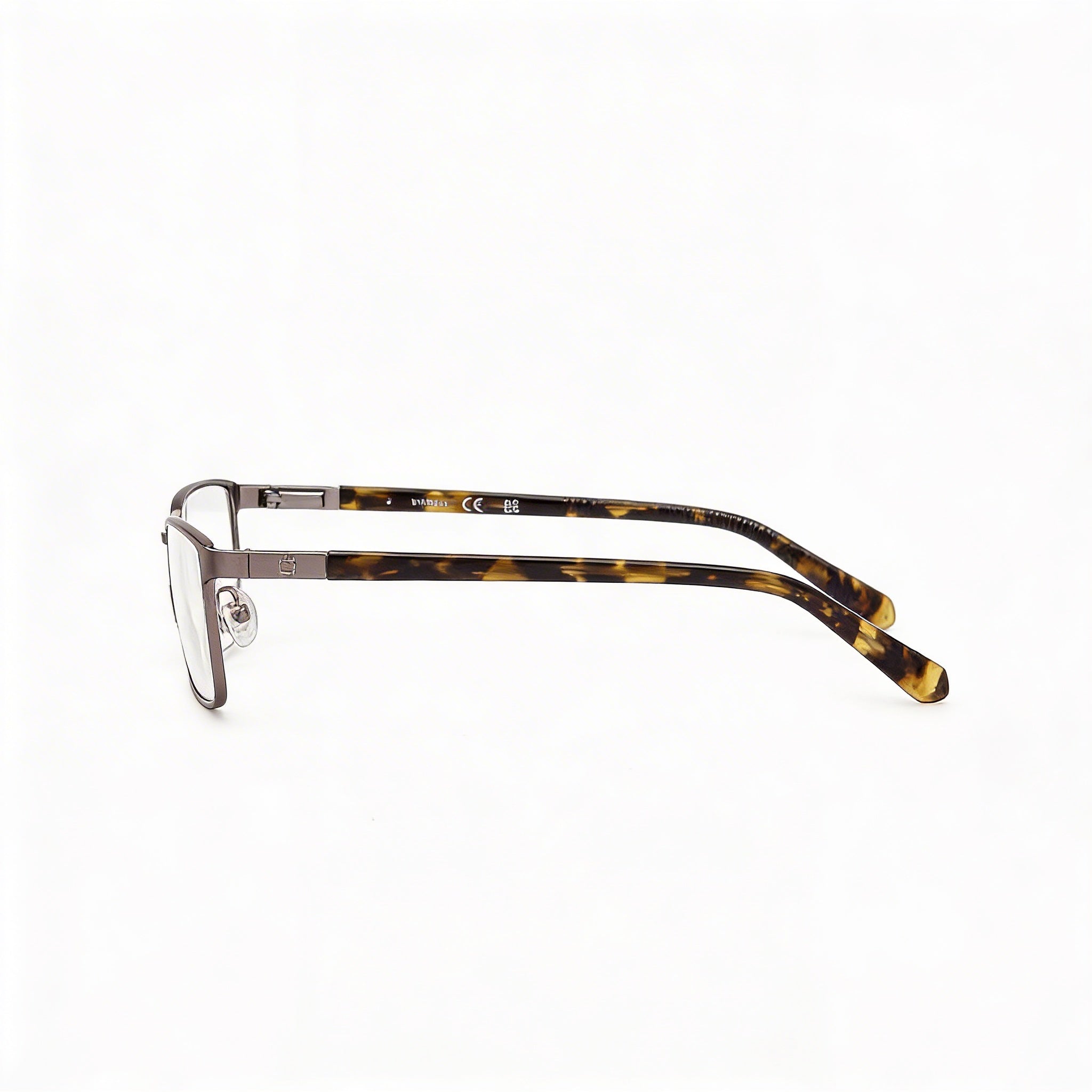 GUESS Gu50244 Men's Metal Optical Frames, Satin Gunmetal, 57mm Lens, 16mm Bridge, 145mm Temple, Photo 3
