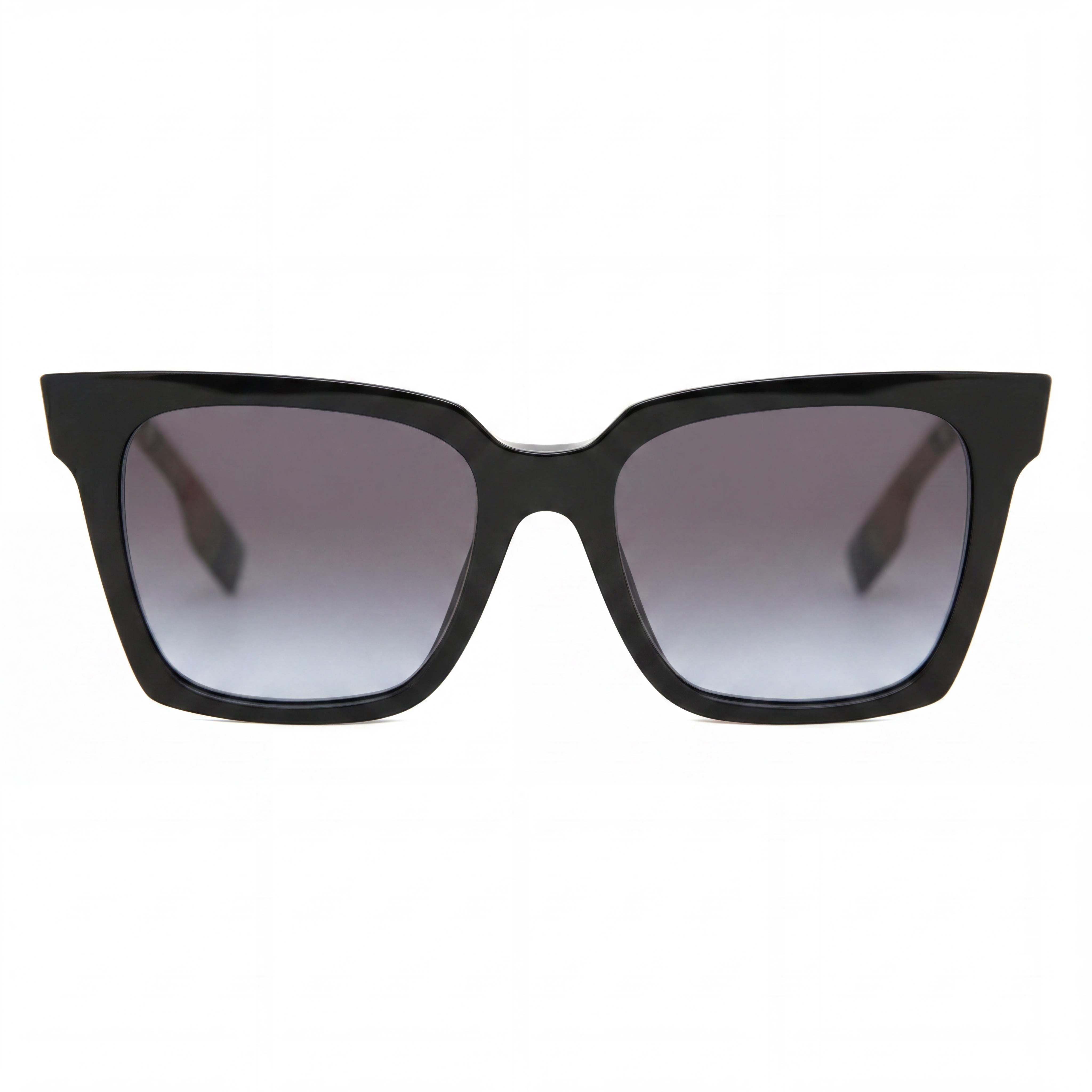 Gafas de sol Burberry Be4335 Maple de composite negro y degradado gris, con protección UV y sin polarizar, para mujer, de 53 mm, Photo 2