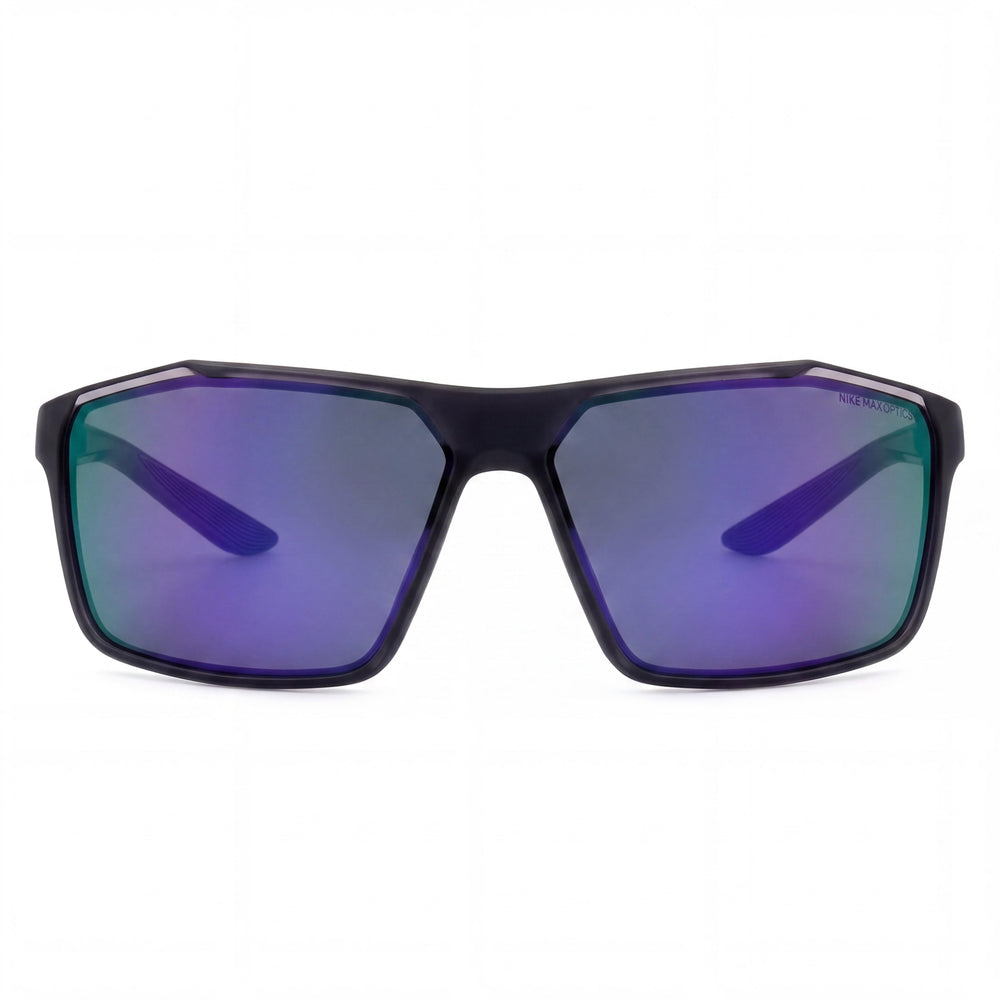 Nike Windstorm Unisex Plastic Matte Gridiron Violet Mirror Sunglasses 65mm