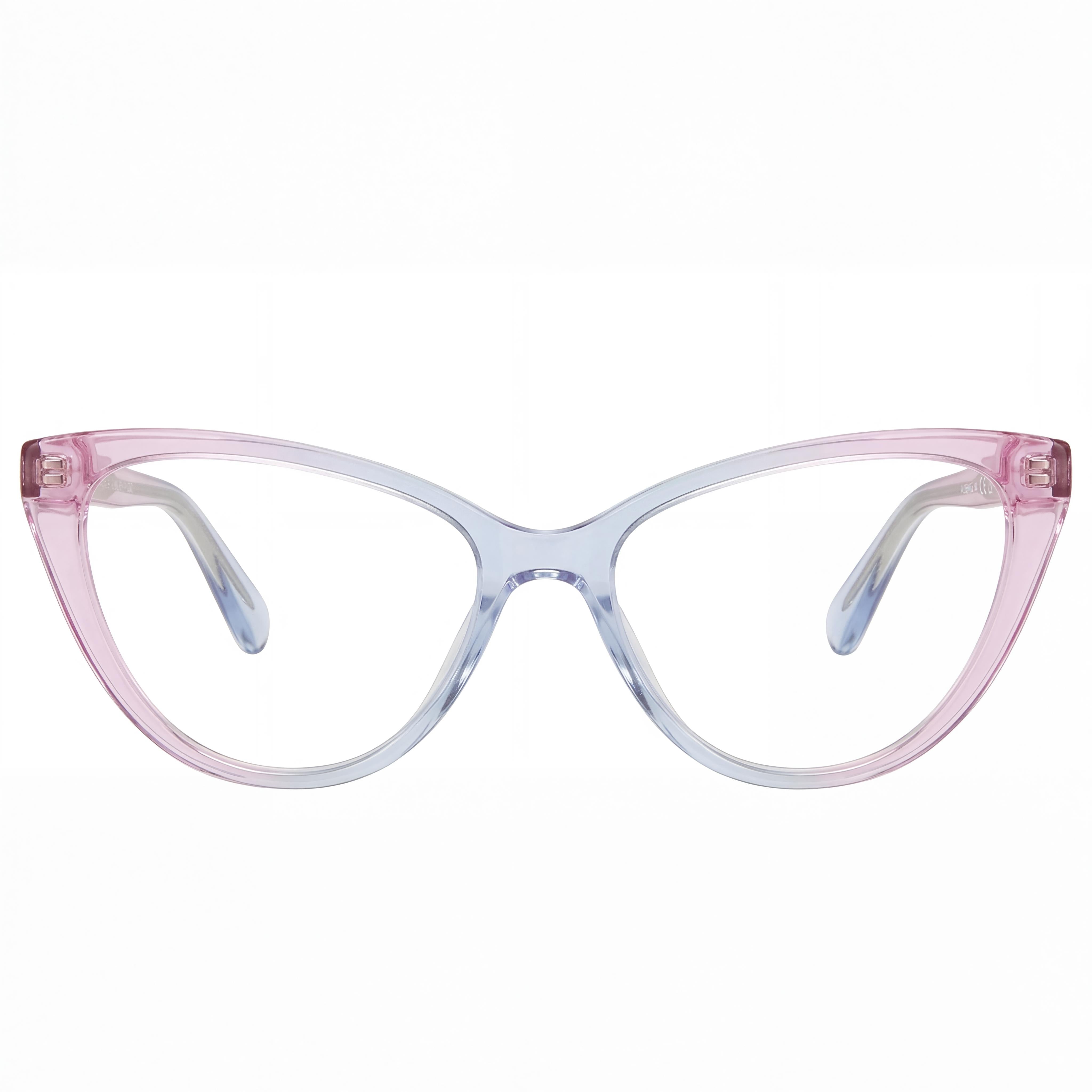 kate spade new york Modern Unisex Eyeglasses with Green Acetate Frame and Polycarbonate Lenses, 48mm, Photo 2