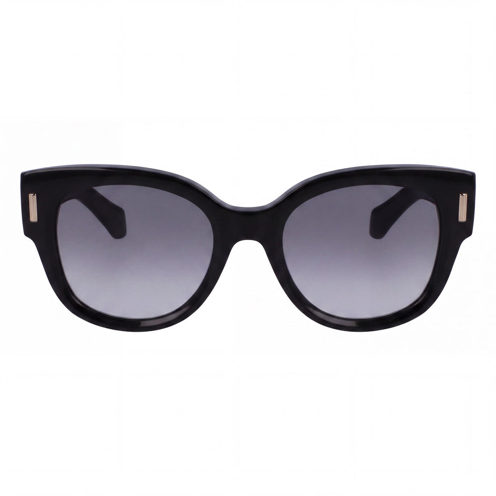 Salvatore Ferragamo SF2007S Women's Casual Black Acetate Gradient Grey UV Protection Sunglasses 51mm
