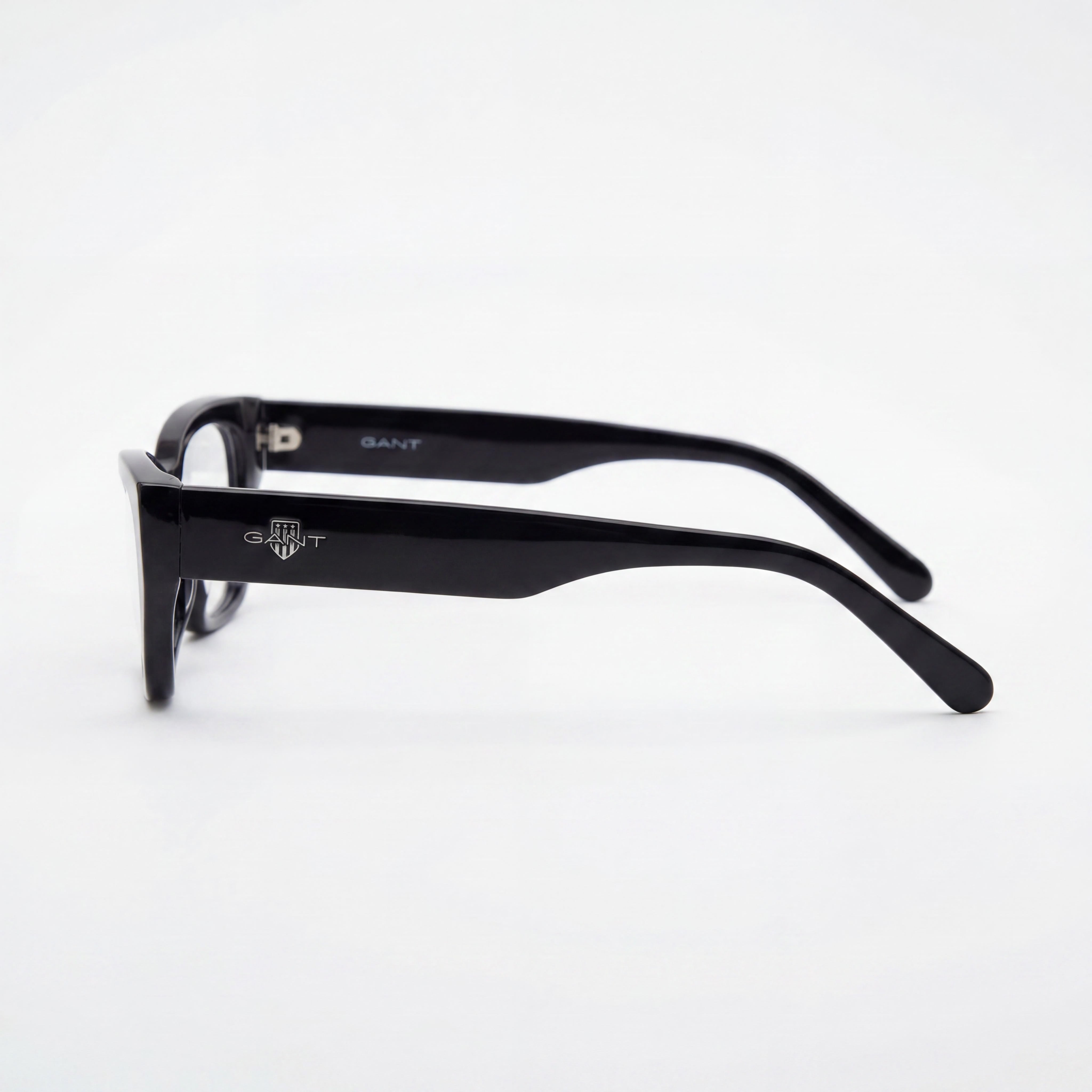 Gafas GANT para mujer Ga50047, montura de plástico negro brillante con lentes de policarbonato, tamaño 54 mm, Photo 2