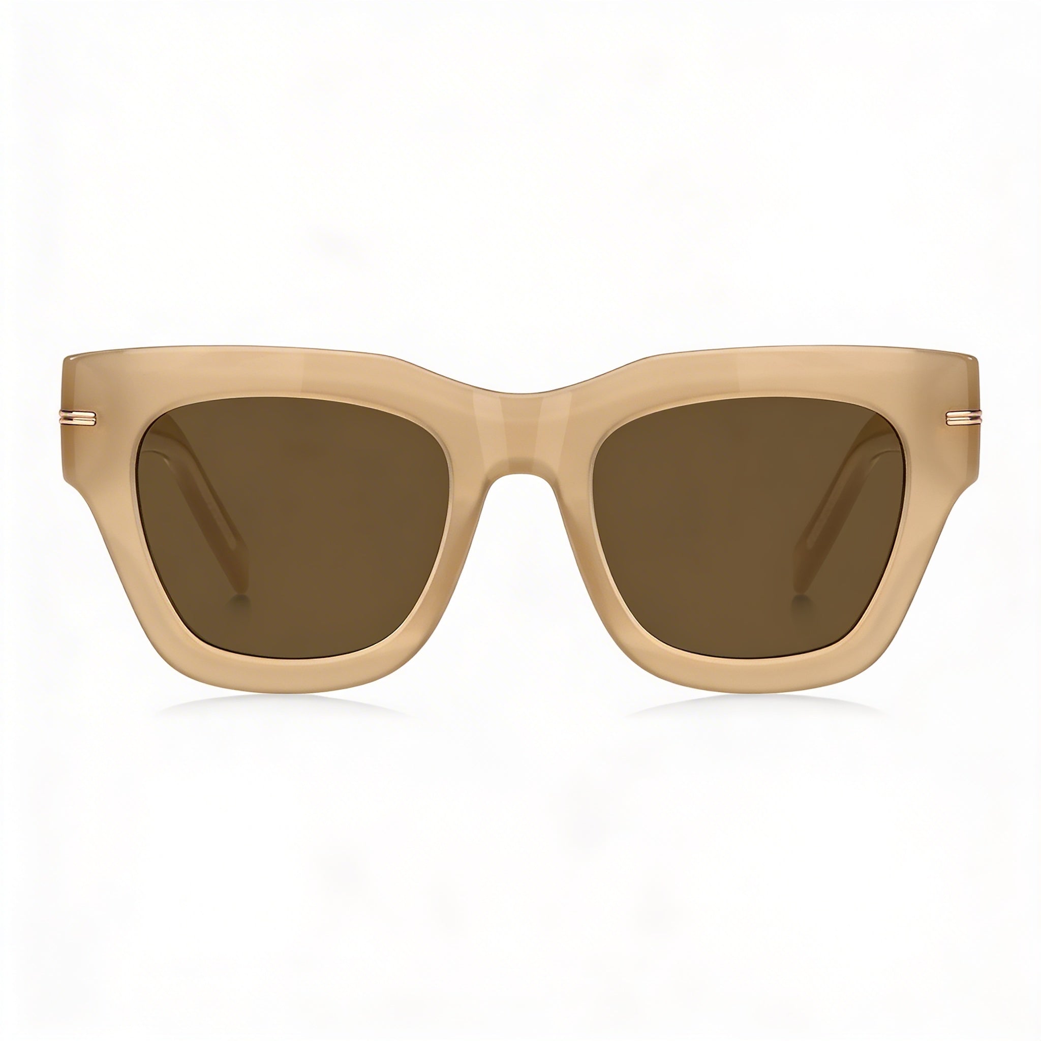 Gafas de sol cuadradas Hugo Boss 1520/S beige unisex, 51 mm, Photo 3