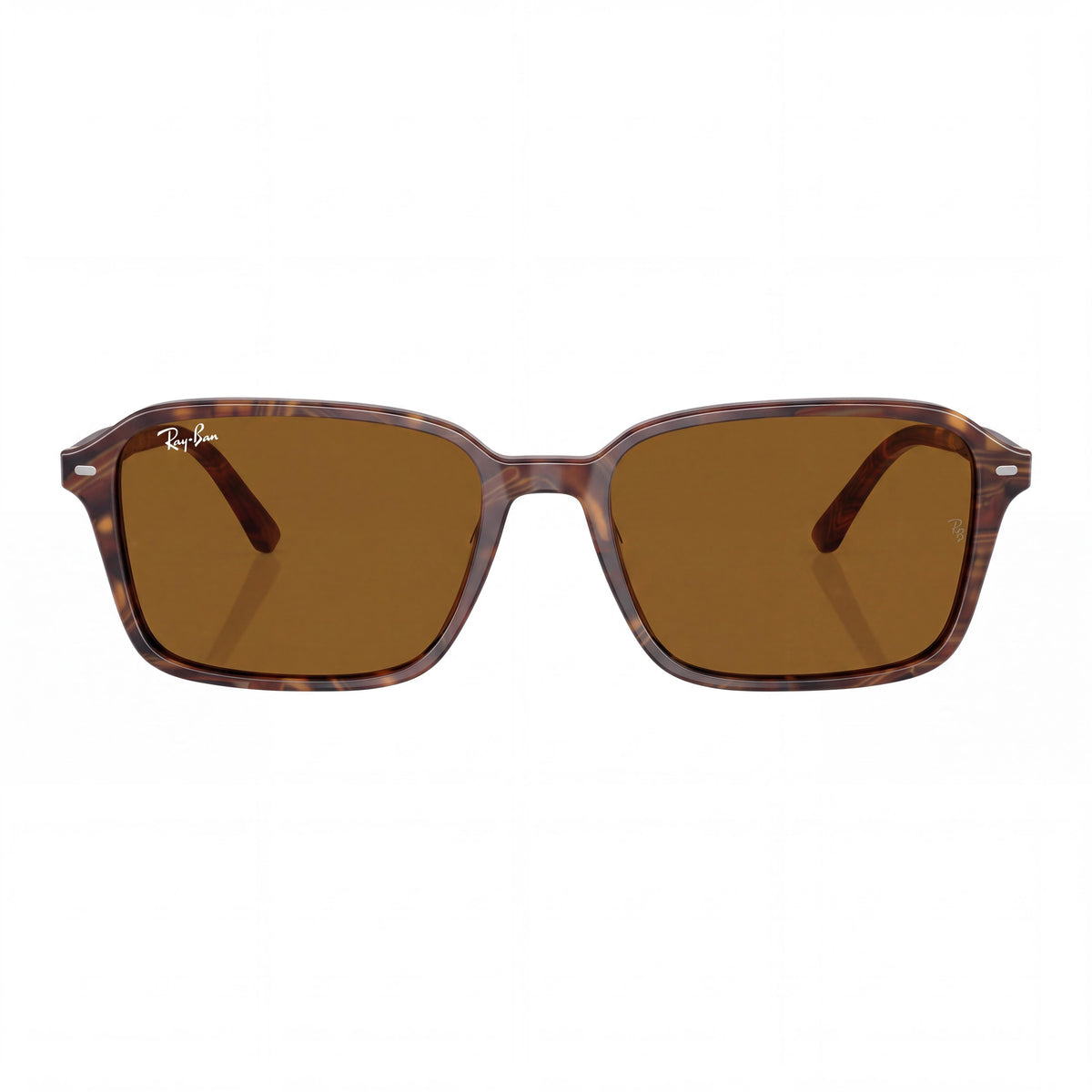 Gafas de sol Ray-Ban RB2231 Raimond unisex, montura transparente color marrón fantasía, lentes de cristal marrón, protección 100% UV, 58 mm, Photo 2