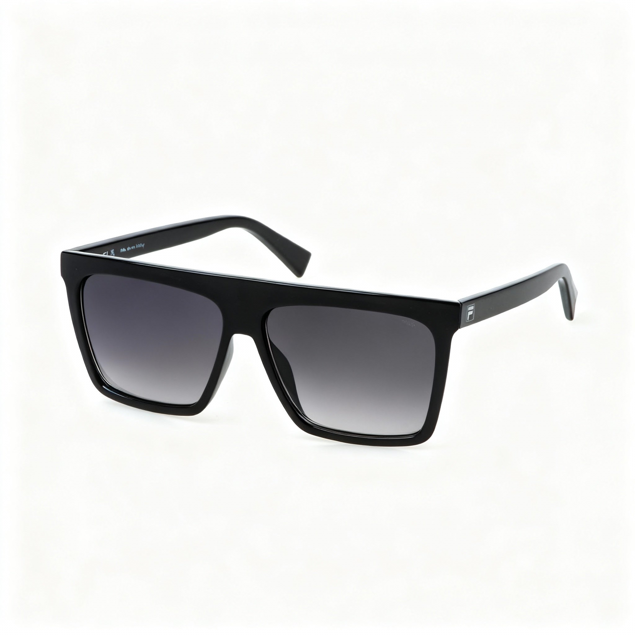 Fila SFI834 Men's Injected Shiny Black Smoke Gradient Non-Polarized Sunglasses 60mm, Photo 3