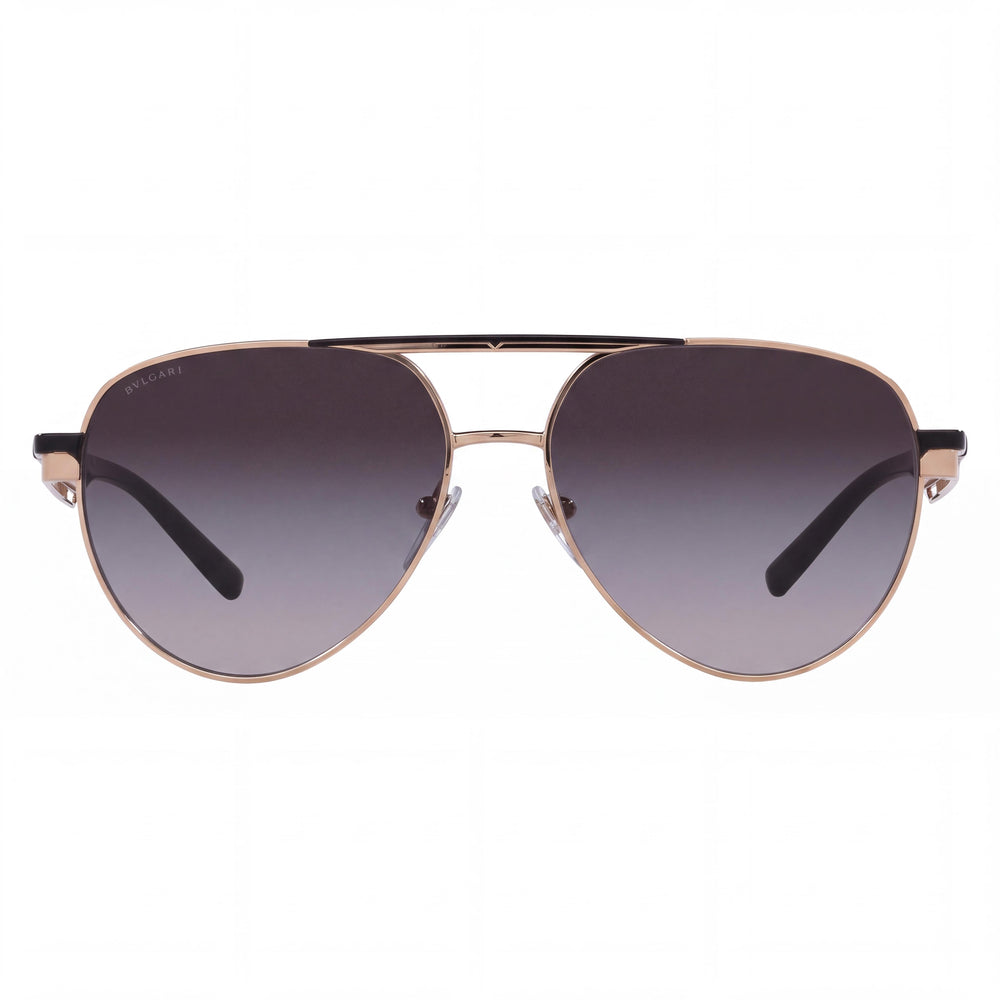 BVLGARI 0BV6189 58 20148G Unisex Multi-coloured Metal Aviator Grey Gradient UV Protection Sunglasses 58mm