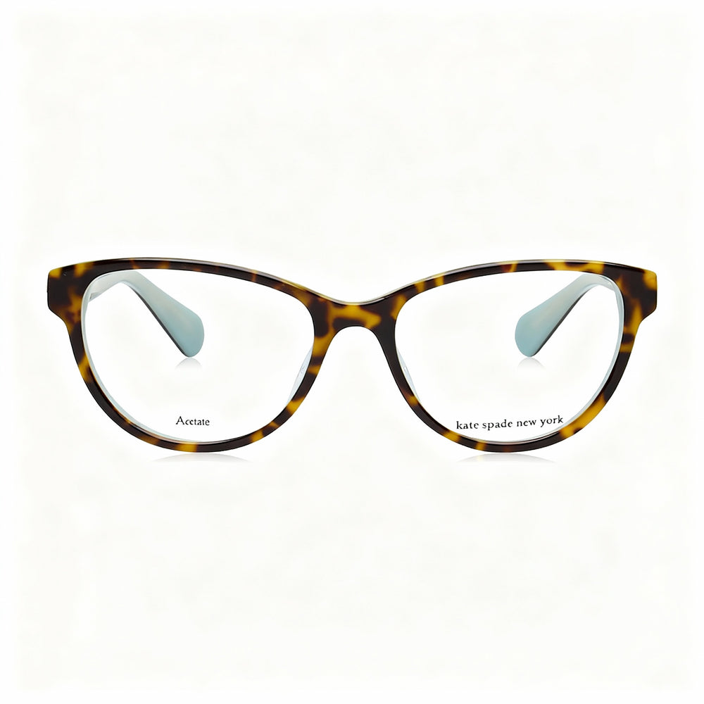 Gafas de sol Kate Spade New York Tailynn con montura de acetato moderna para mujer, sin polarizar, color Habana, 52 mm