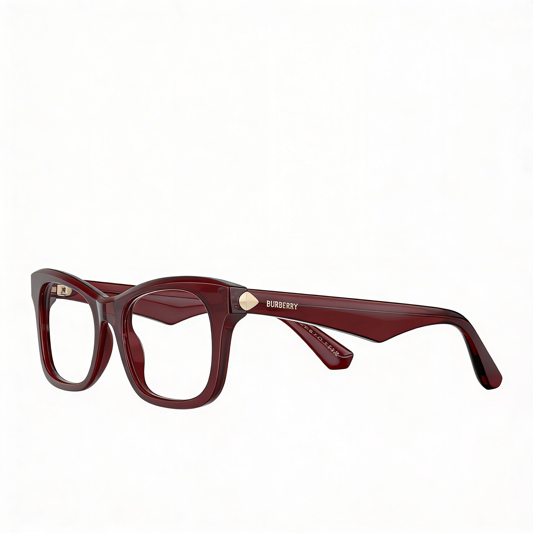 Montura de gafas unisex Burberry Classic Red, rojas - Gafas ópticas listas para graduar con lentes transparentes de demostración, Photo 1