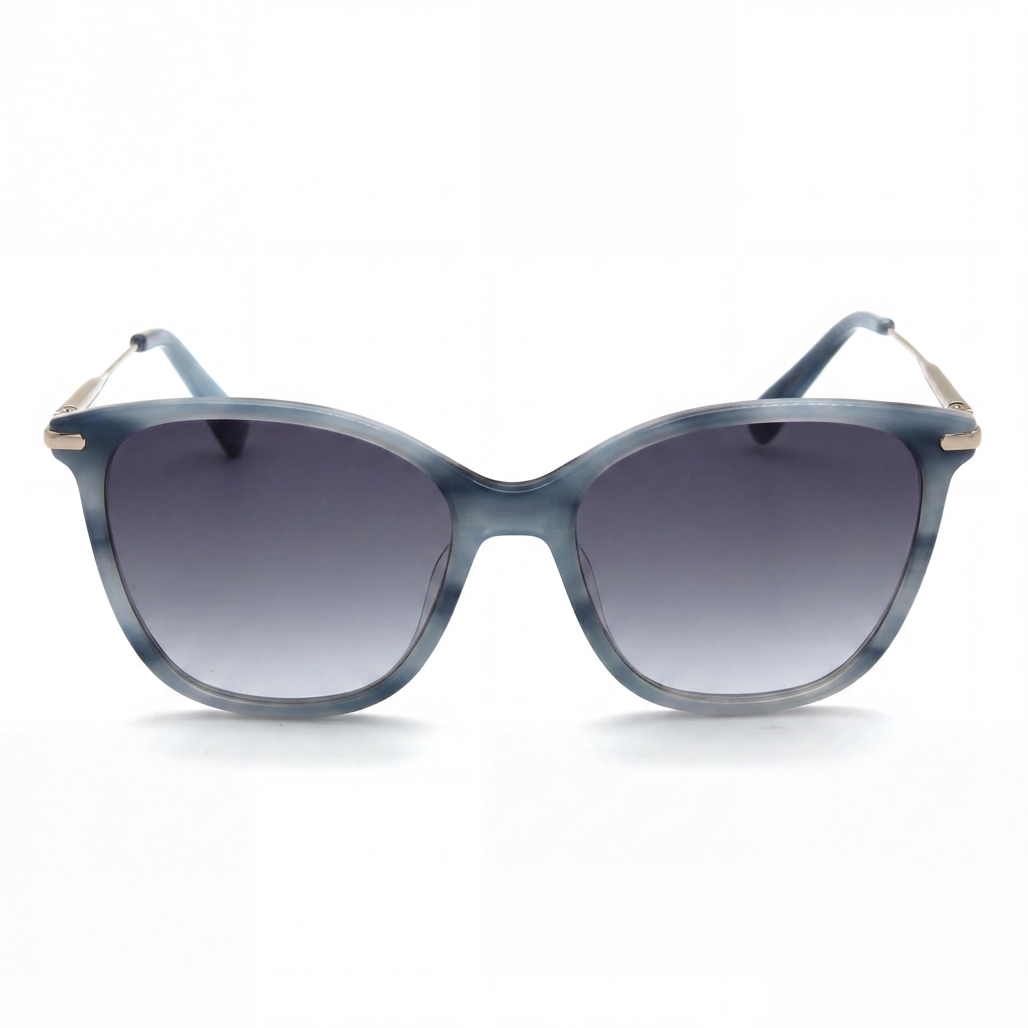 Gafas de sol Longchamp LO660S para mujer, estilo casual, de plástico, no polarizadas, color azul mármol, 54 mm, Photo 2