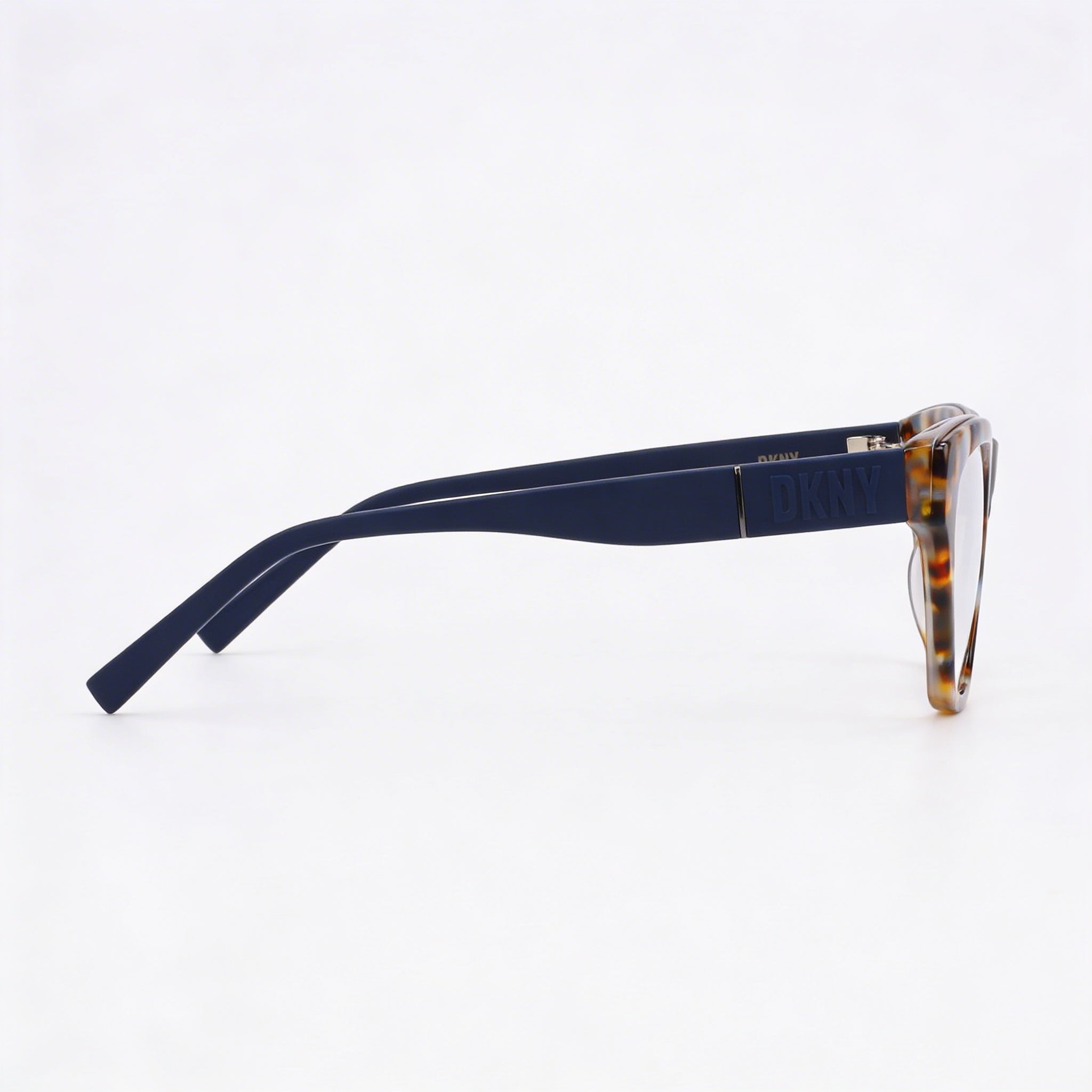 DKNY Modern Women's Eyewear with Acetate Frame, Bone Ink Tortoise Color Pattern, 54mm Lens Width, Photo 3