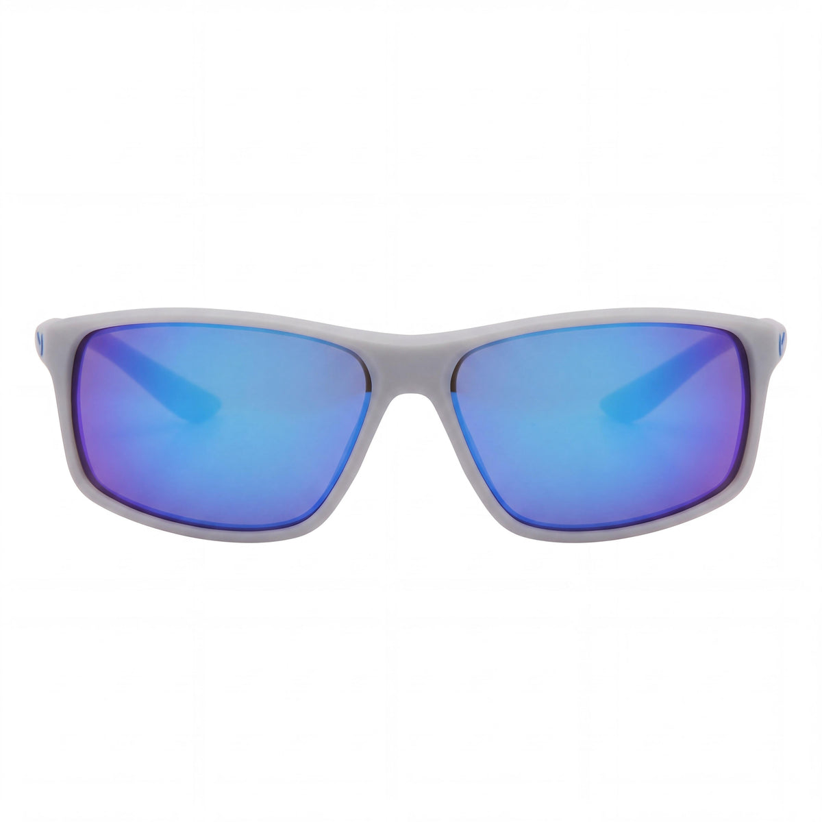 Gafas de sol unisex Nike Adrenaline M con protección UV, no polarizadas, de plástico, gris lobo mate/burdeos ceniza, espejo azul grisáceo, 66 mm, Photo 2