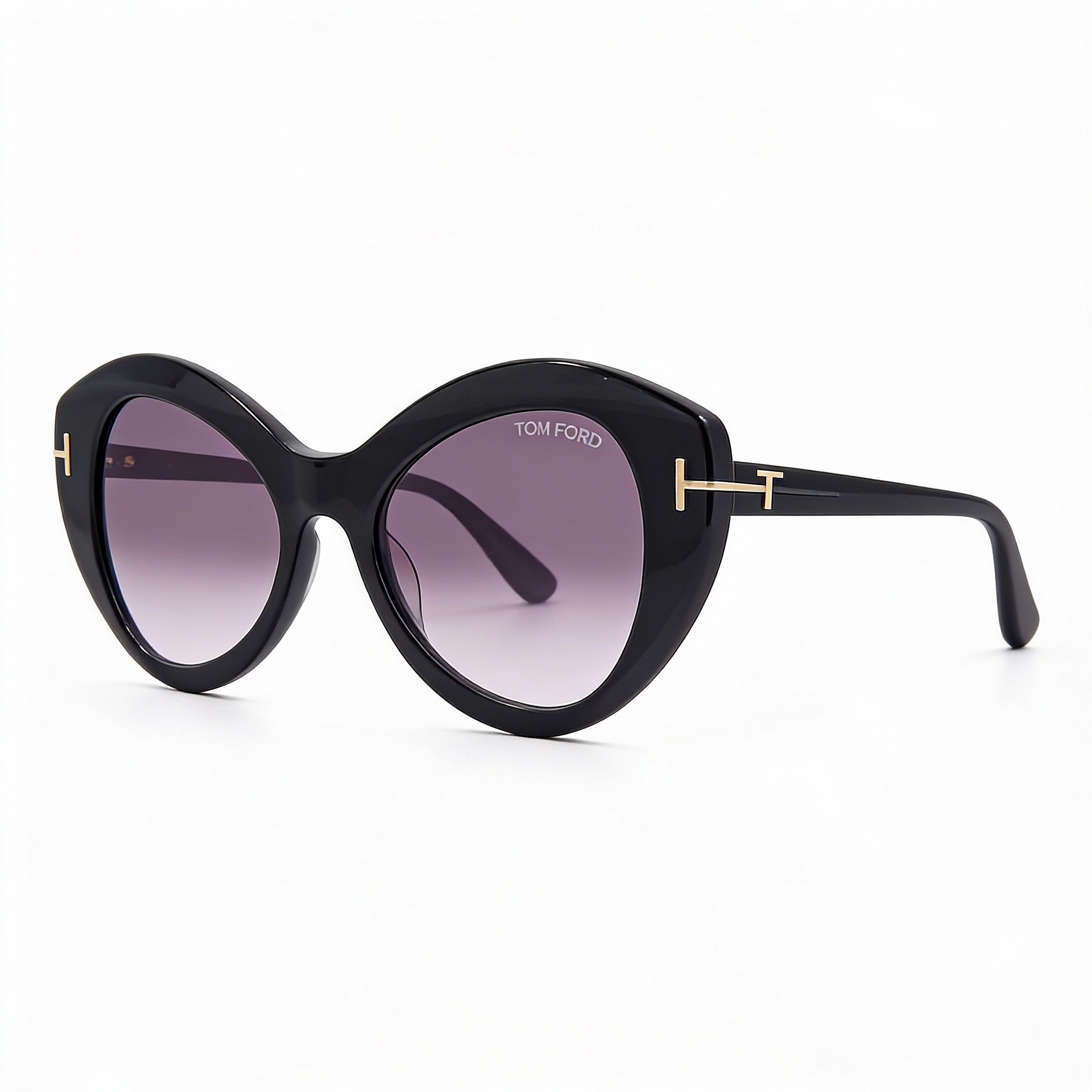 Gafas de sol Tom Ford Guinevere FT1084 para mujer, de plástico multicolor, con diseño de mariposa, 100 % protección UV, 52 mm, Photo 2