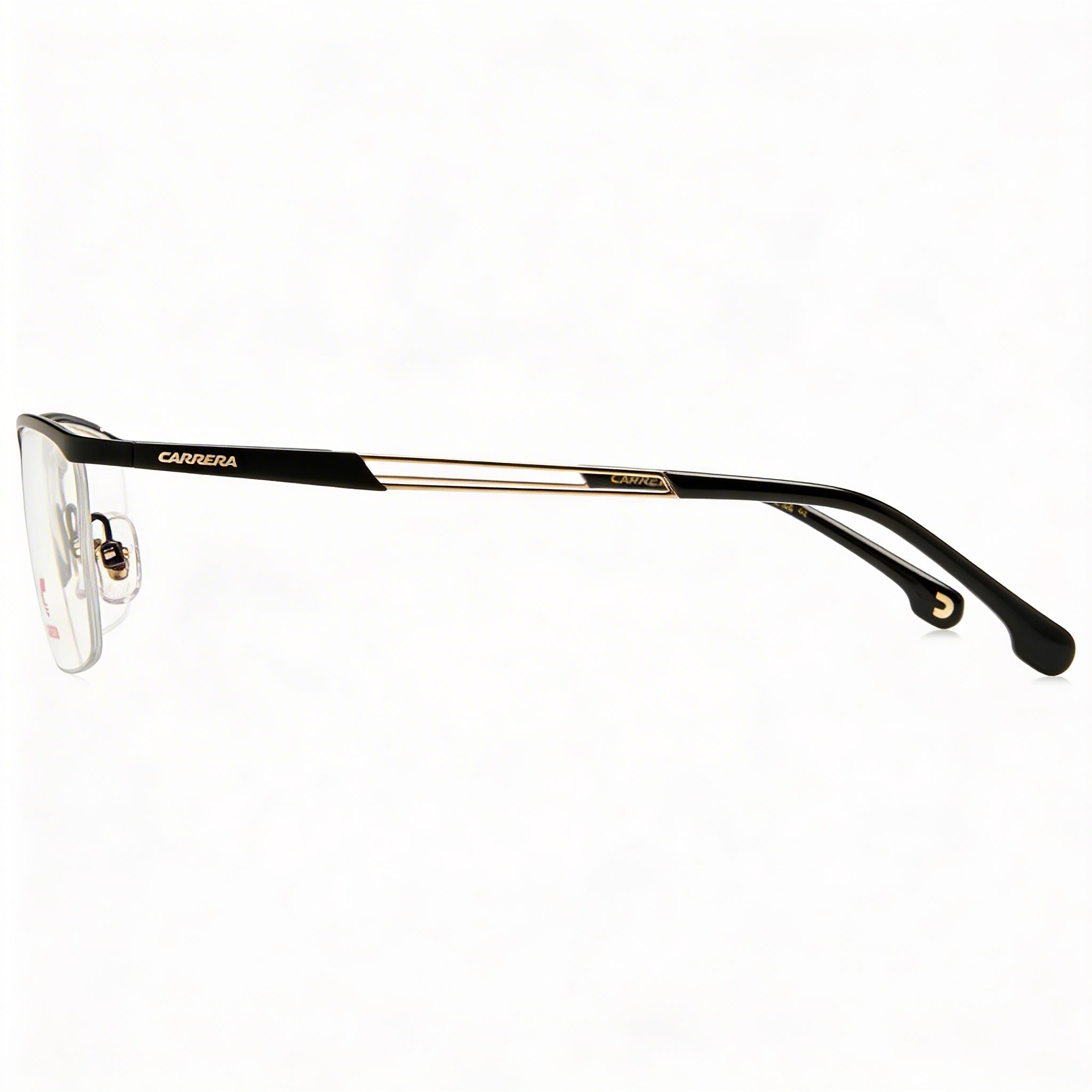Carrera 8901 Unisex Alloy Steel Black Gold Frame Eyewear with non-polarized Polycarbonate Lenses 54mm, Photo 2