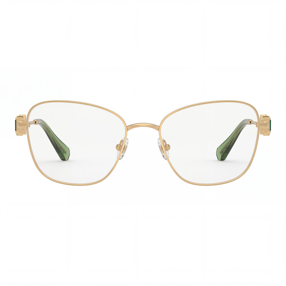 Gafas graduables SWAROVSKI OPTIK Sk1025 para mujer, de montura cuadrada de metal dorado y lentes de demostración, 54 mm, Photo 2