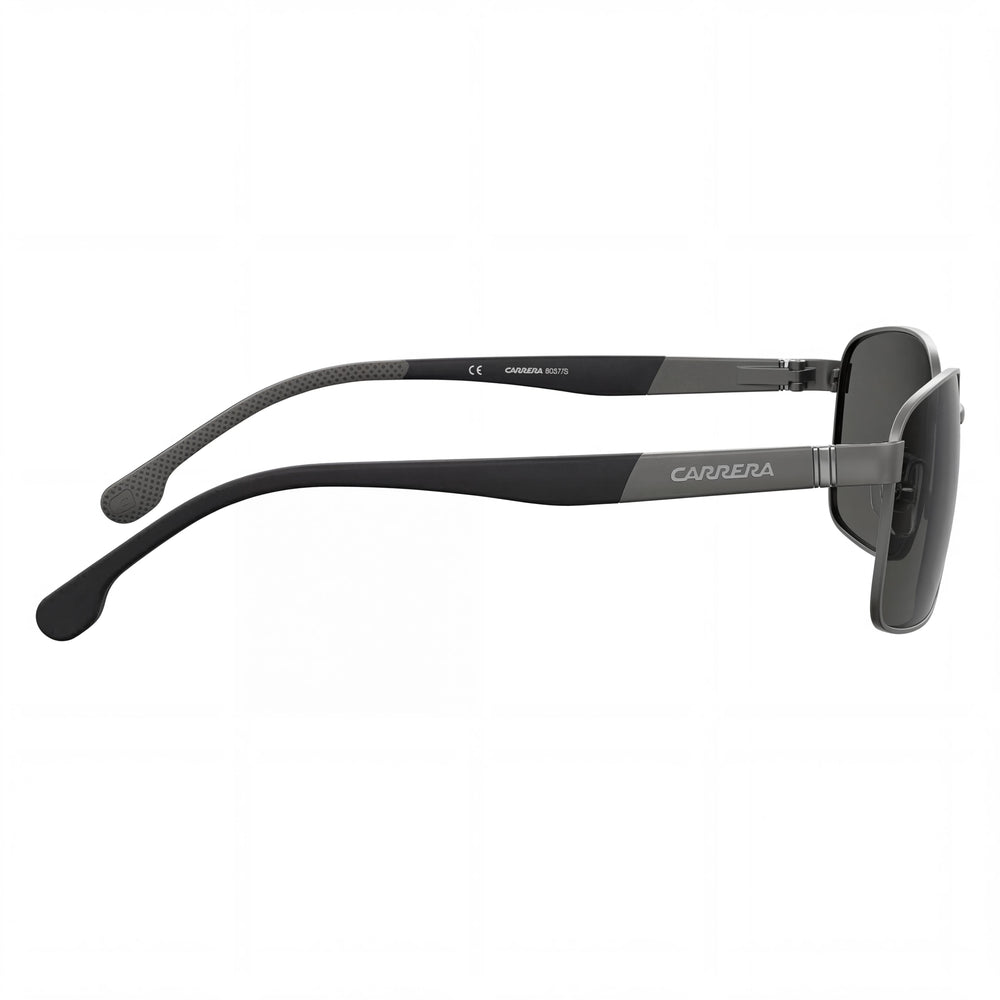 Carrera 8037/S Men's Dark Ruth Interchangeable Rectangle UV Protected Lightweight Sunglasses 58mm
