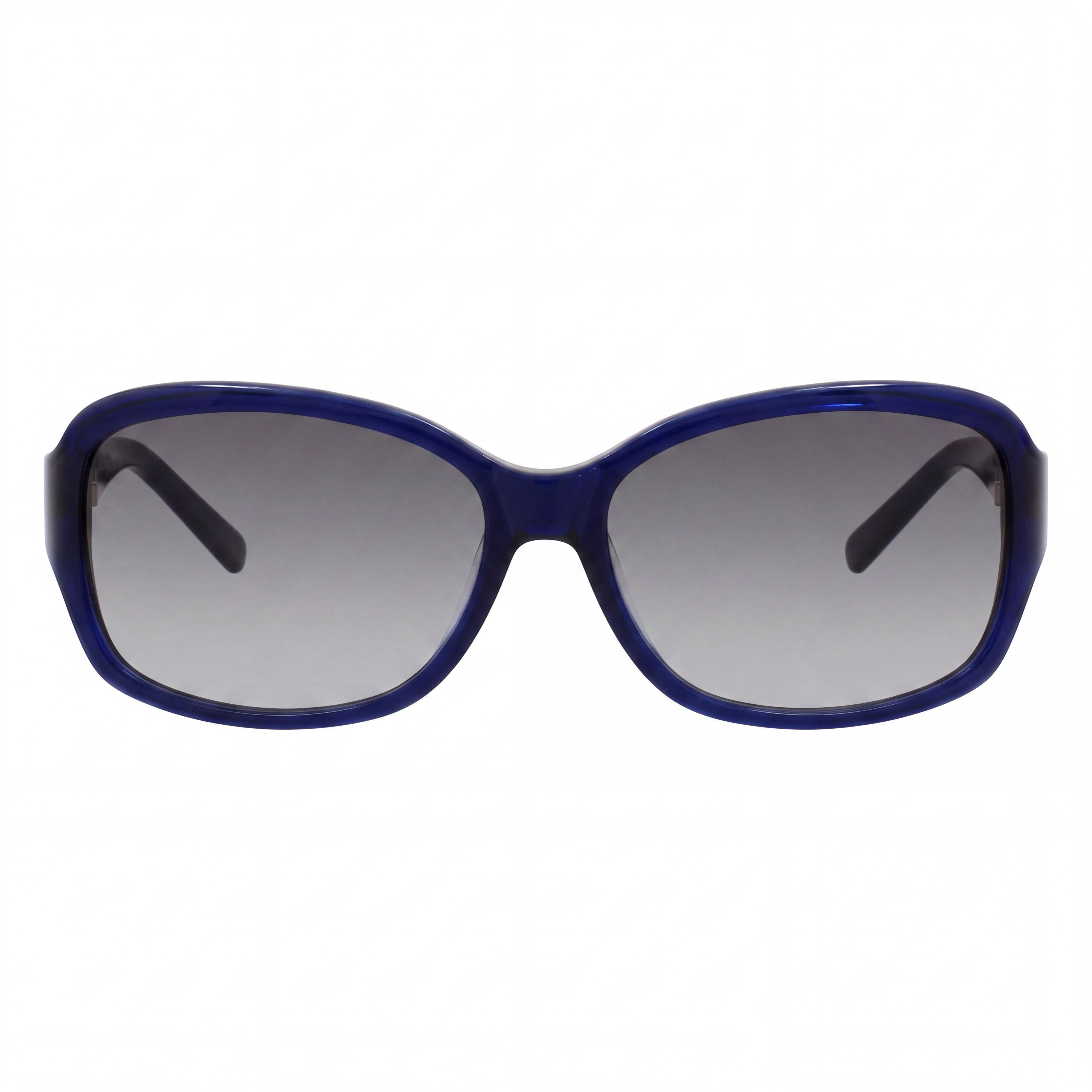 kate spade new york Annika/S/Us Gafas de sol rectangulares para mujer, de acetato azul marino, ligeras, con lentes gris oscuro, 56 mm, protección UV, Photo 2