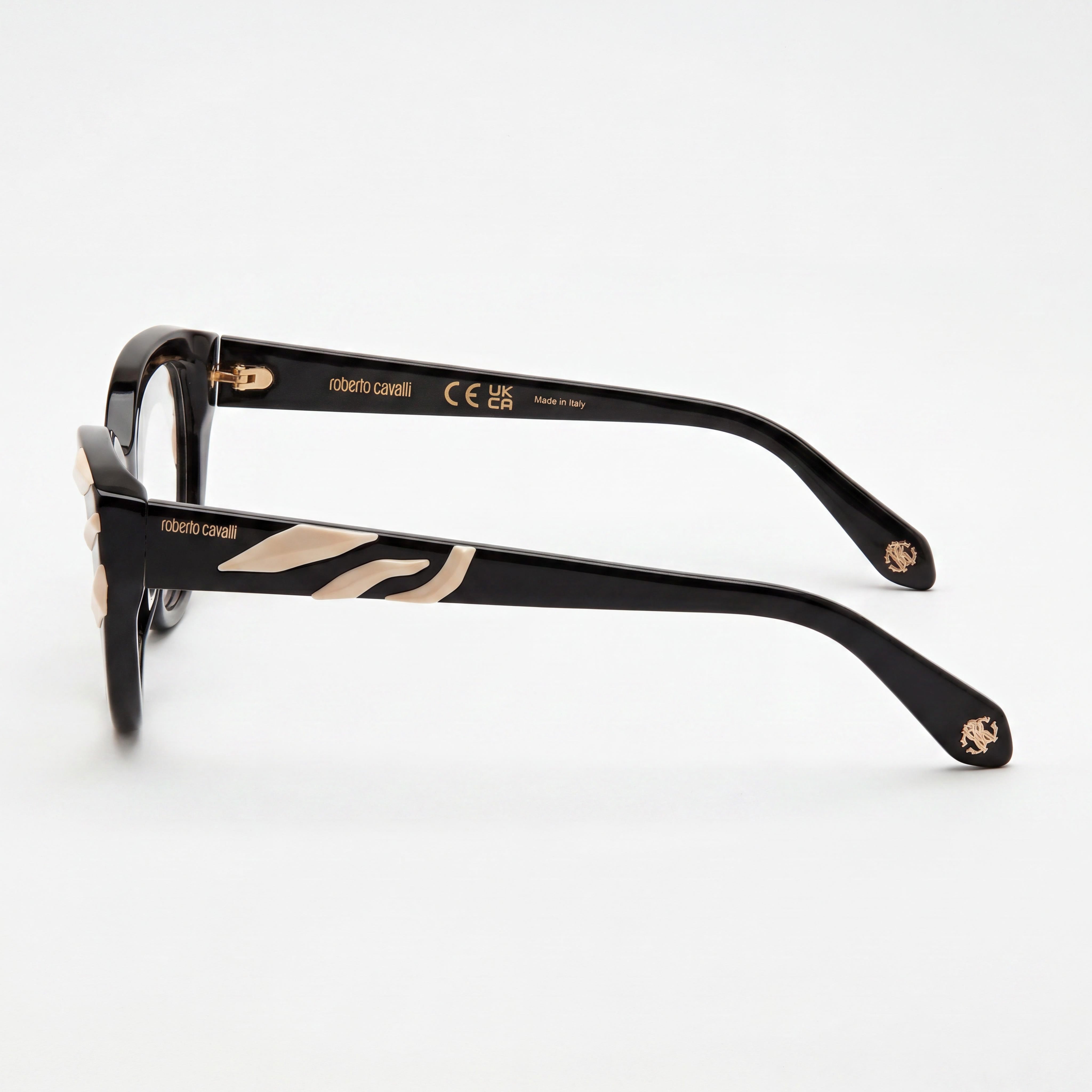 ROBERTO CAVALLI Unisex Women's Reading Glasses Acetate Dark Havana Frame White Lenses 50-18-135mm, Photo 3