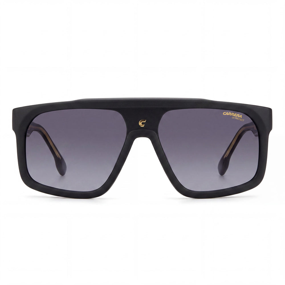 Carrera Classic 1061/S Unisex Acetate Matte Black Grey Shaded UV Protection 59mm Sunglasses