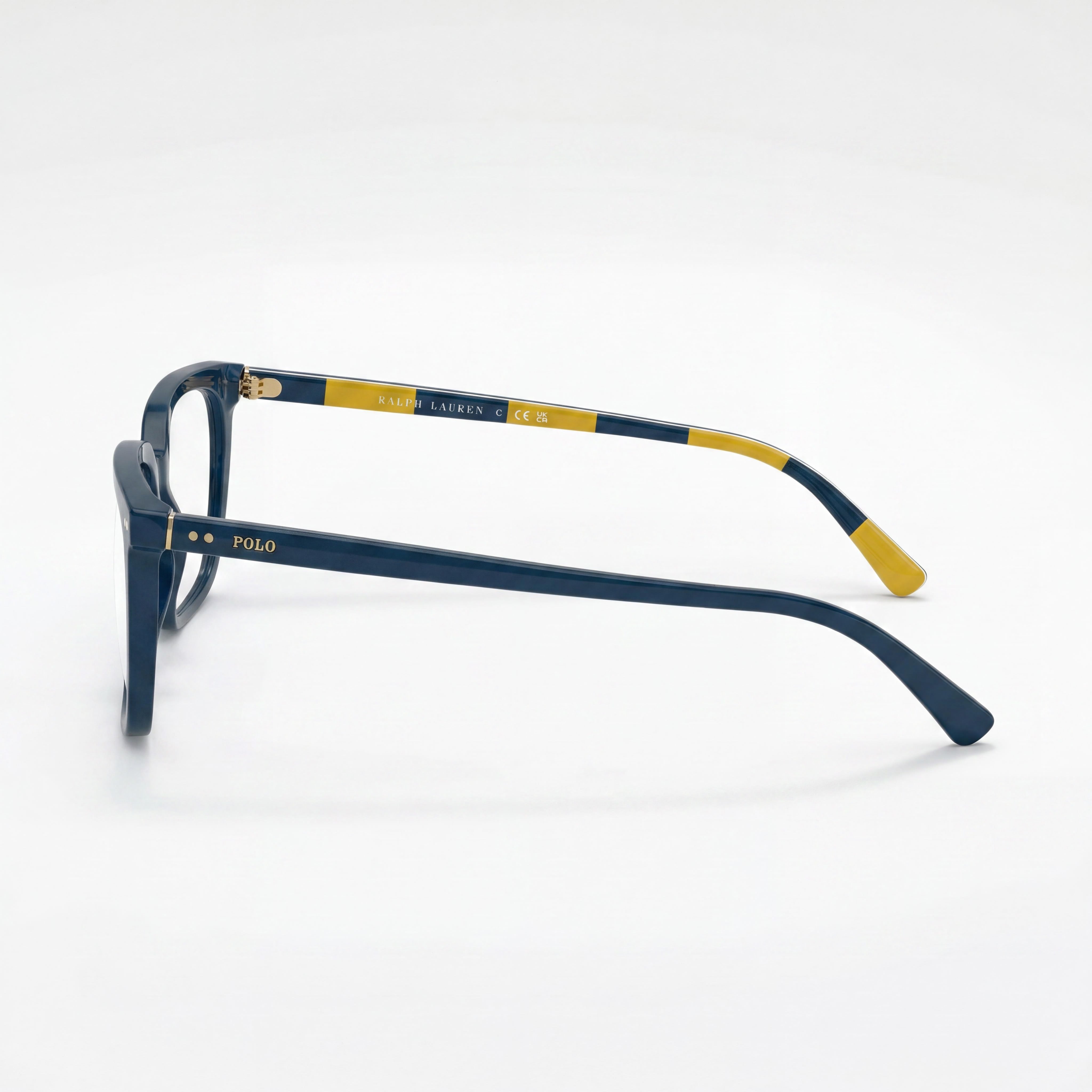 POLO RALPH LAUREN Ph2284 Women's Shiny Navy Blue Plastic Frame Eyeglasses 55mm, Photo 2